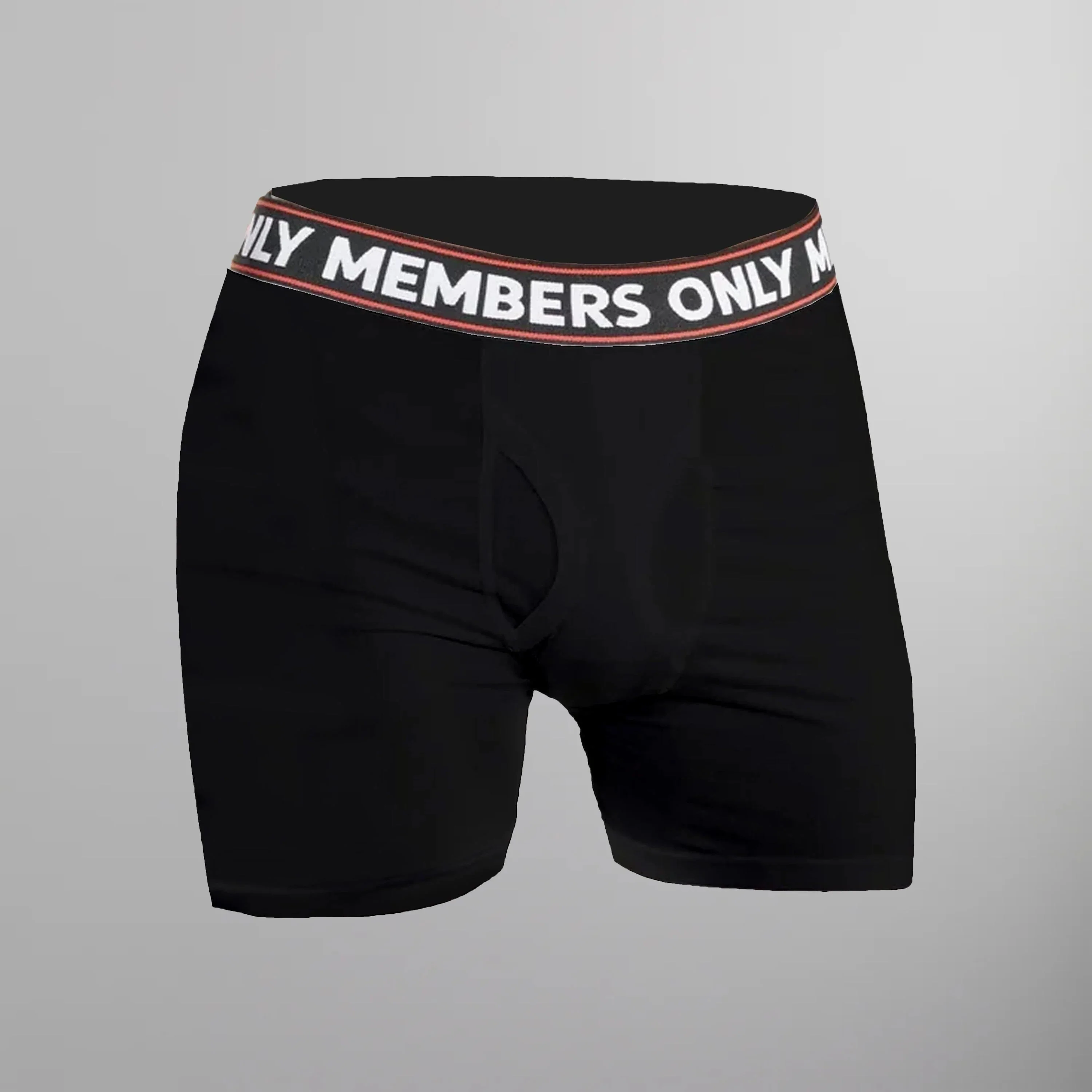 Men's 3 Pack Poly Spandex Athletic Stripe Boxer Briefs - Black White Stripe - FINAL SALE - Image 3