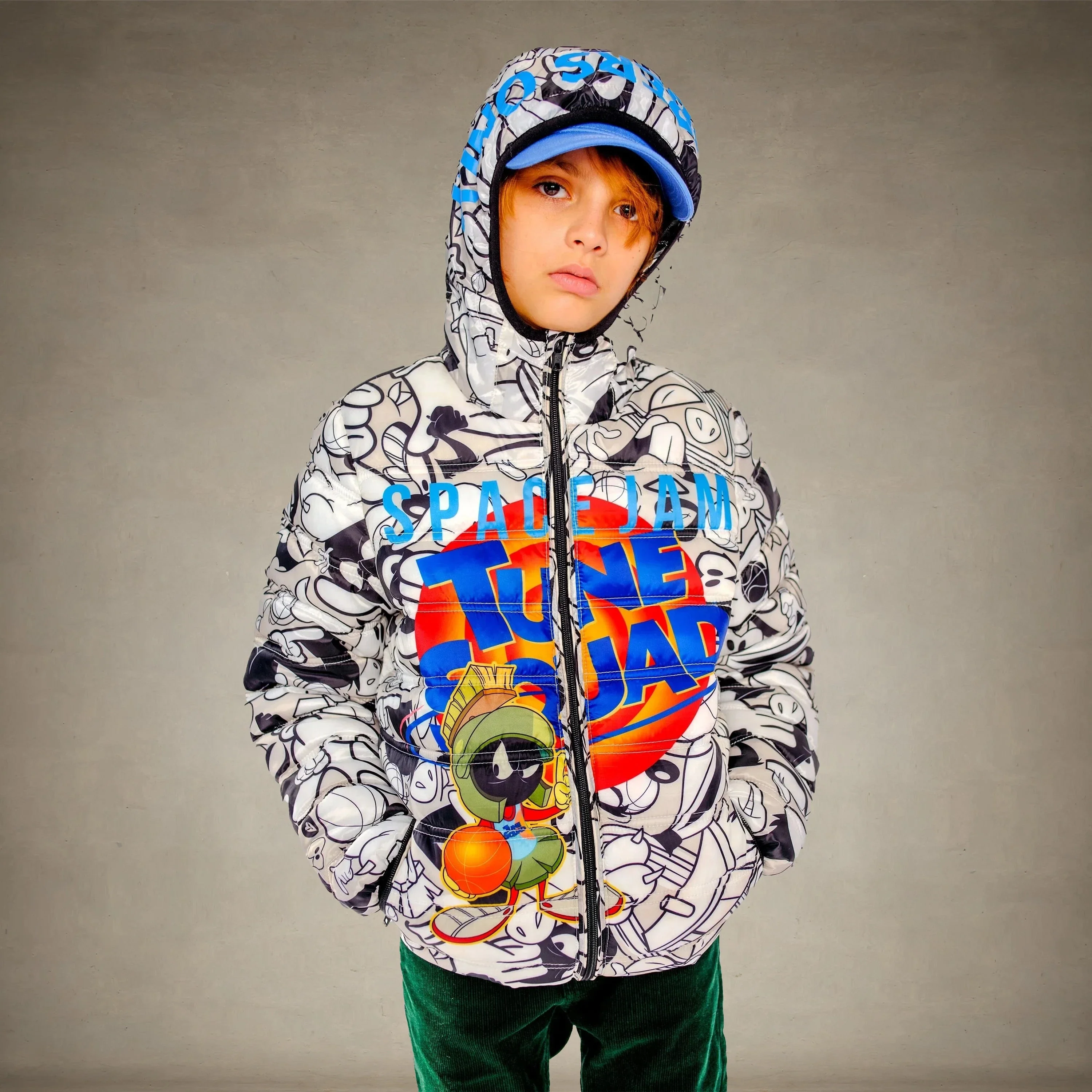 Boy's Packable Tune Squad Midweight Jacket - FINAL SALE - Image 8