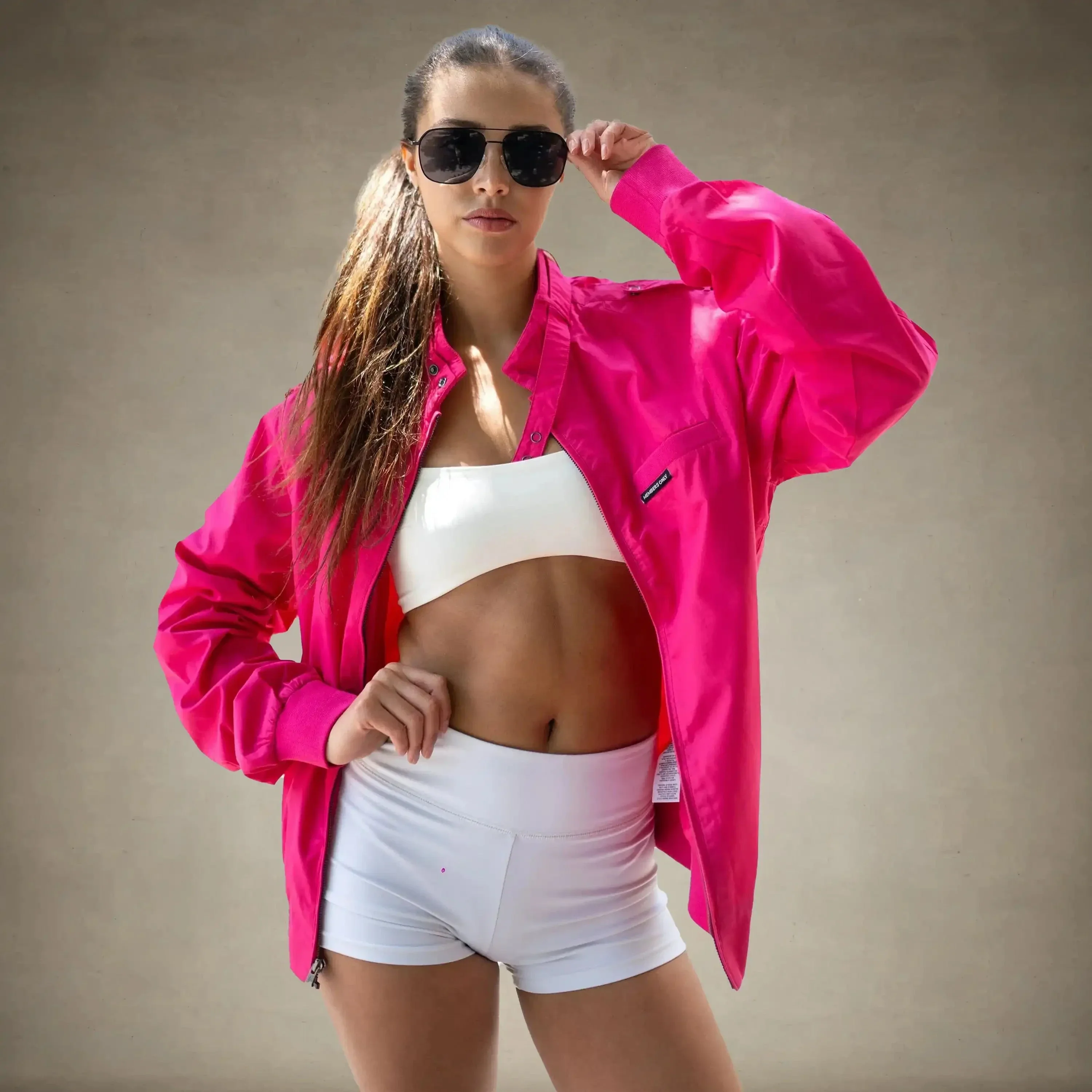Women's Classic Iconic Racer Oversized Jacket - Image 36