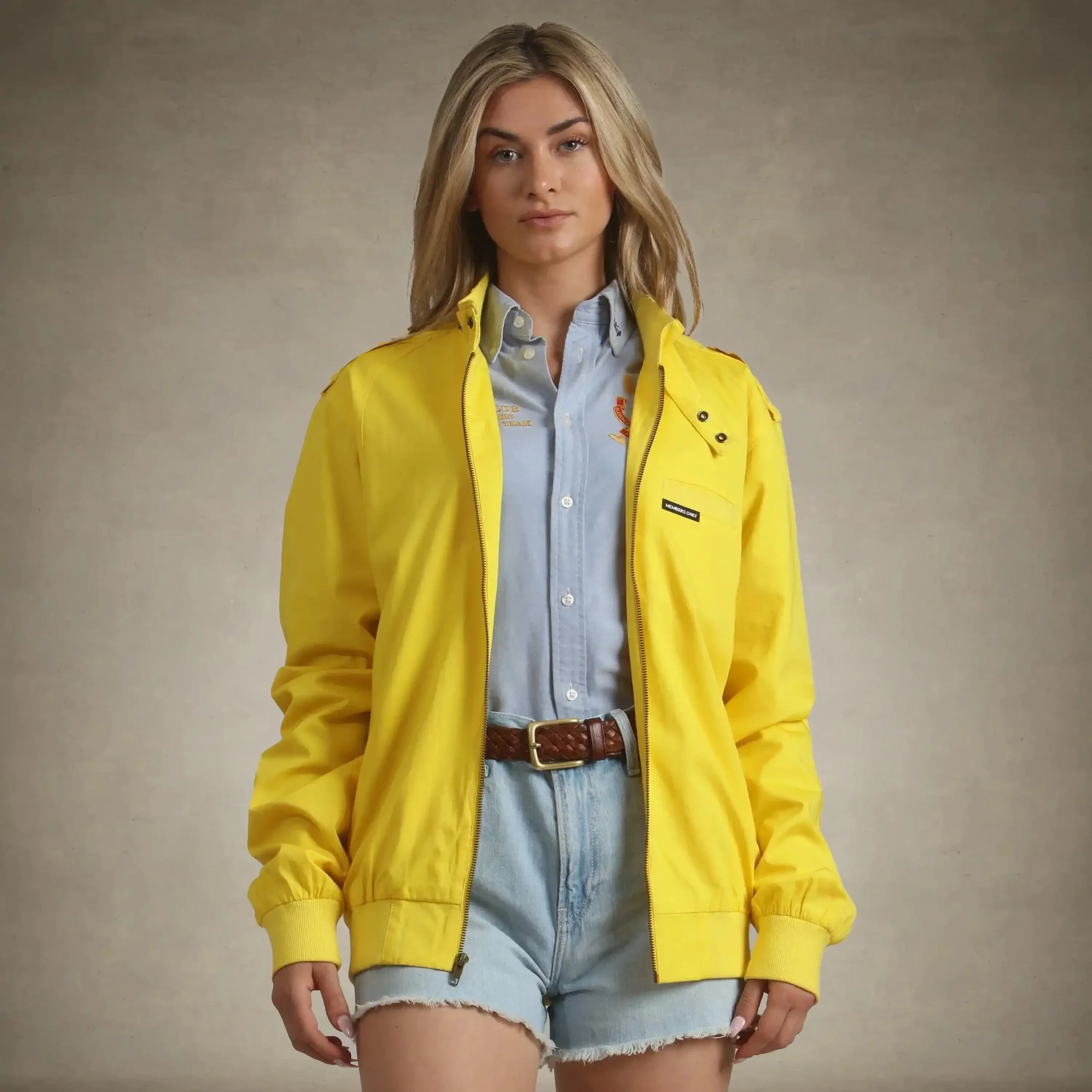 Women's Classic Iconic Racer Oversized Jacket - Image 67