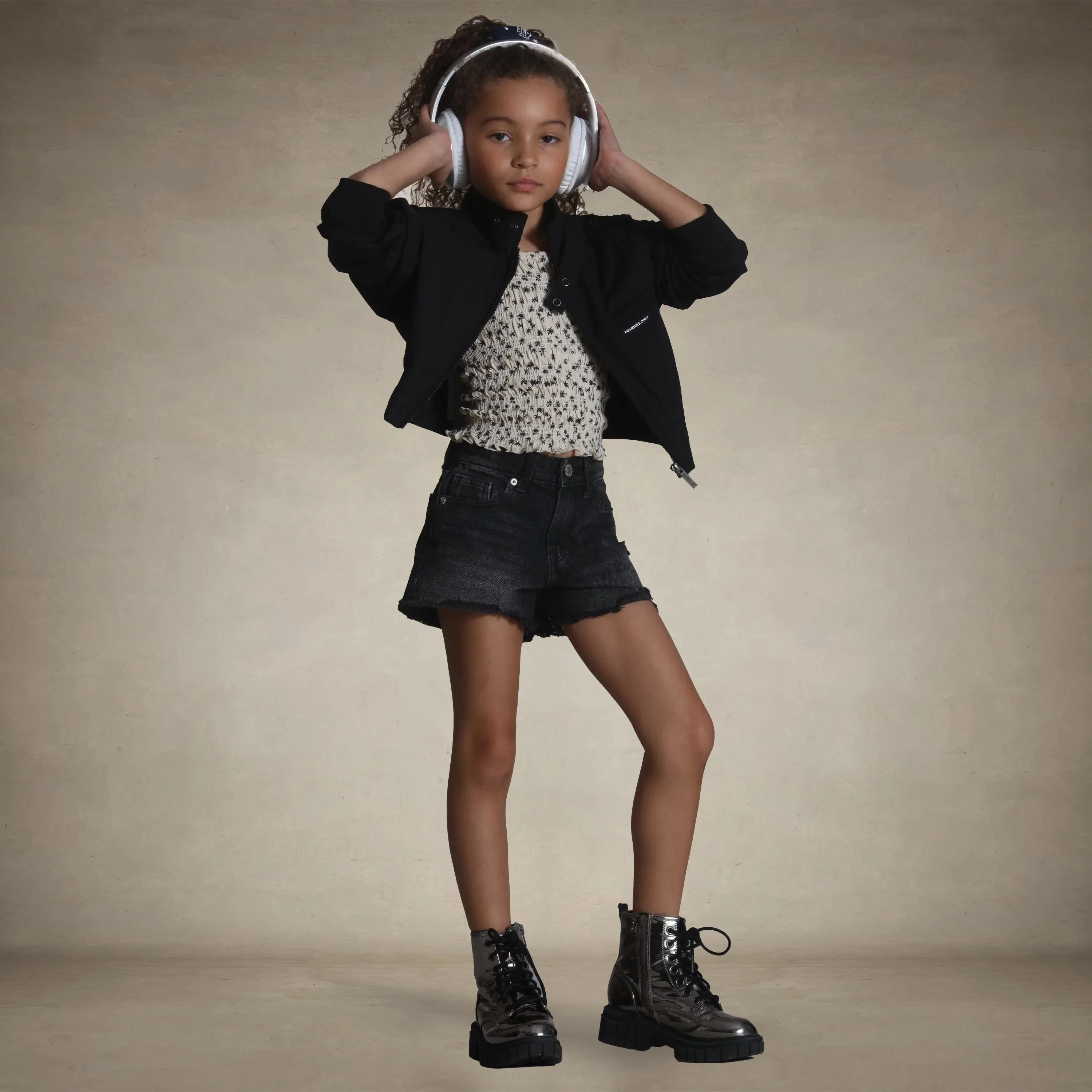 Girl's Racer Jacket - Image 10