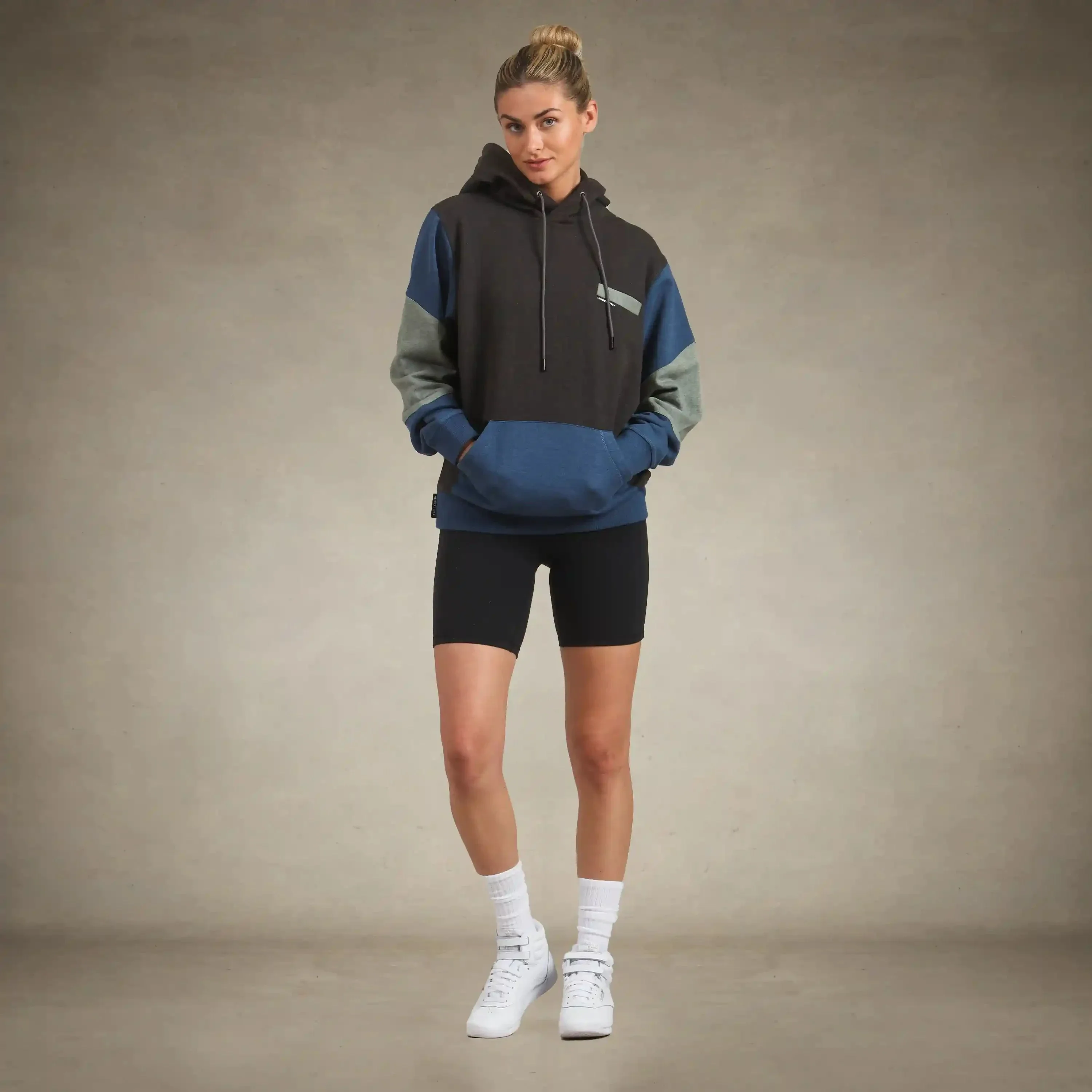 Women's Drew Colorblock Oversized  Hooded Sweatshirt - Image 7