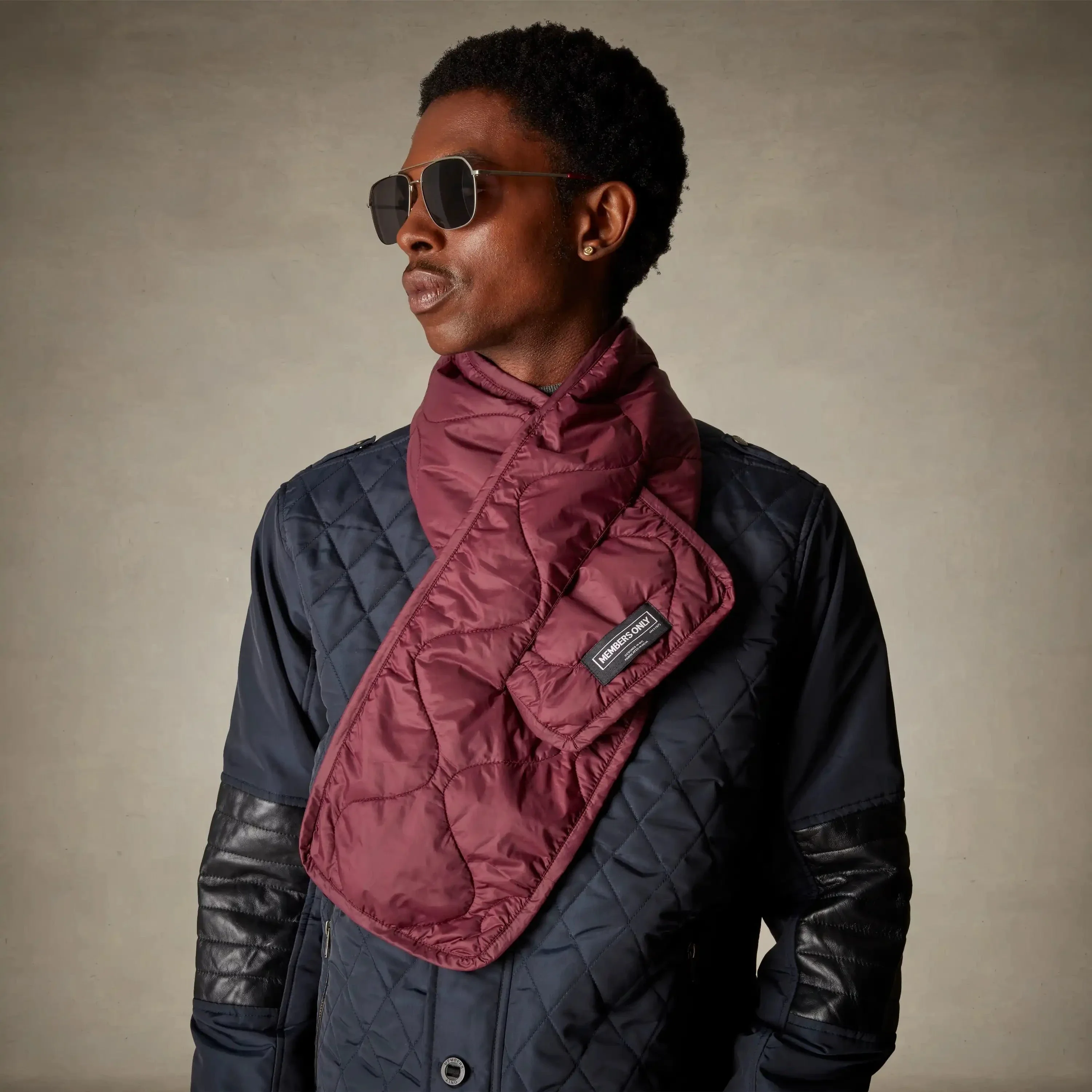 Members Only Quilted Scarf - Image 38