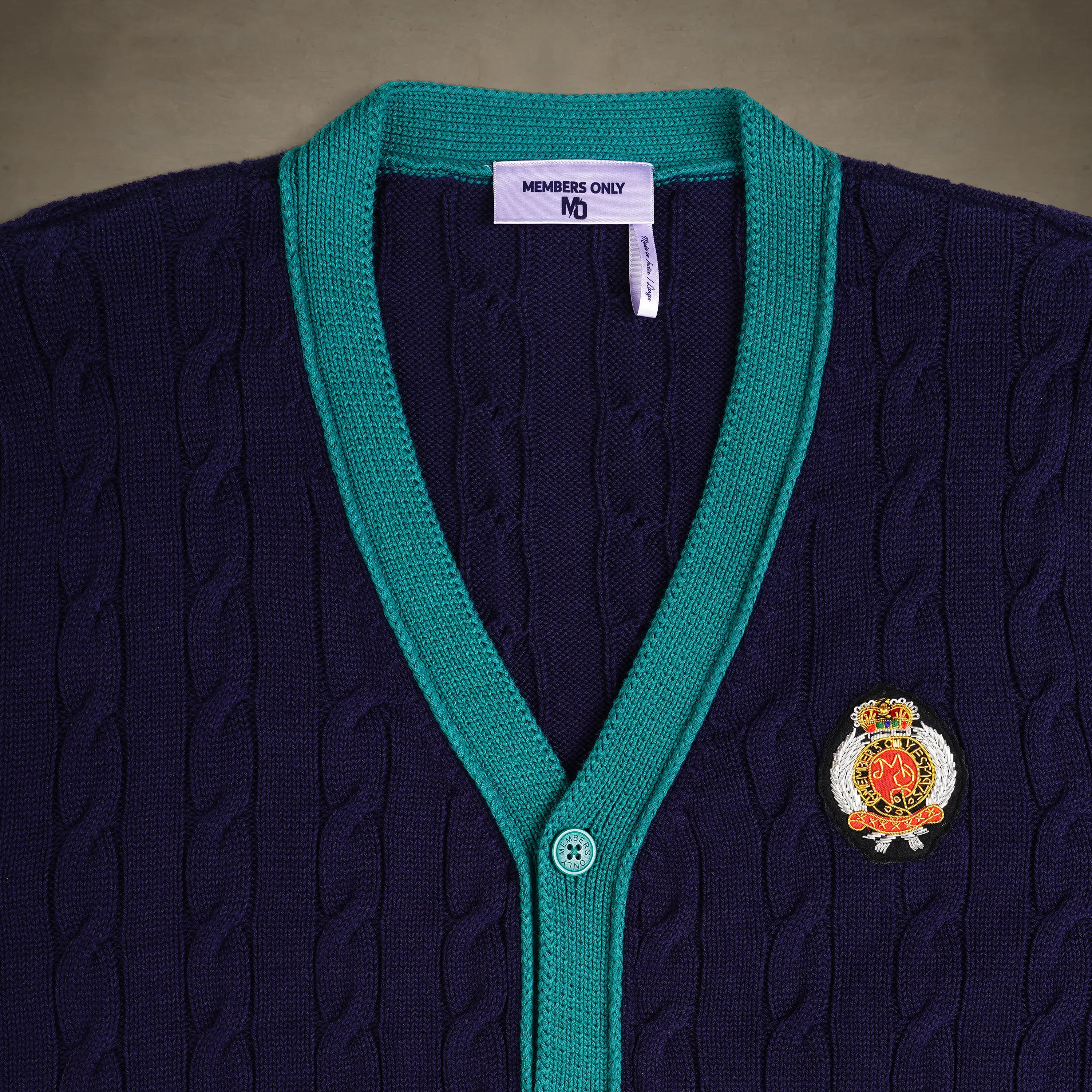 Men's Cable Knit Cardigan - Image 23