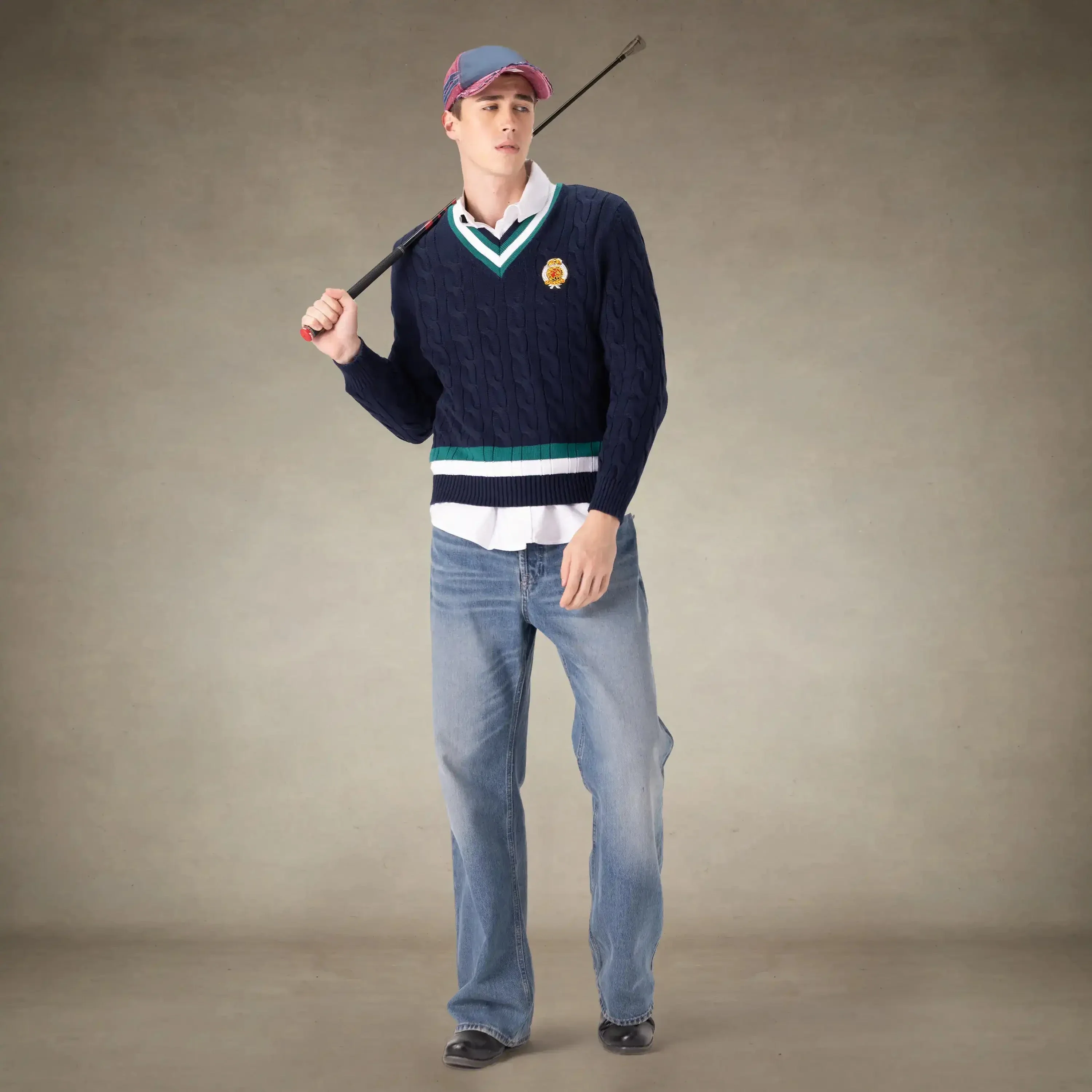 Men's Cable Knit Cricket Sweater - Image 13