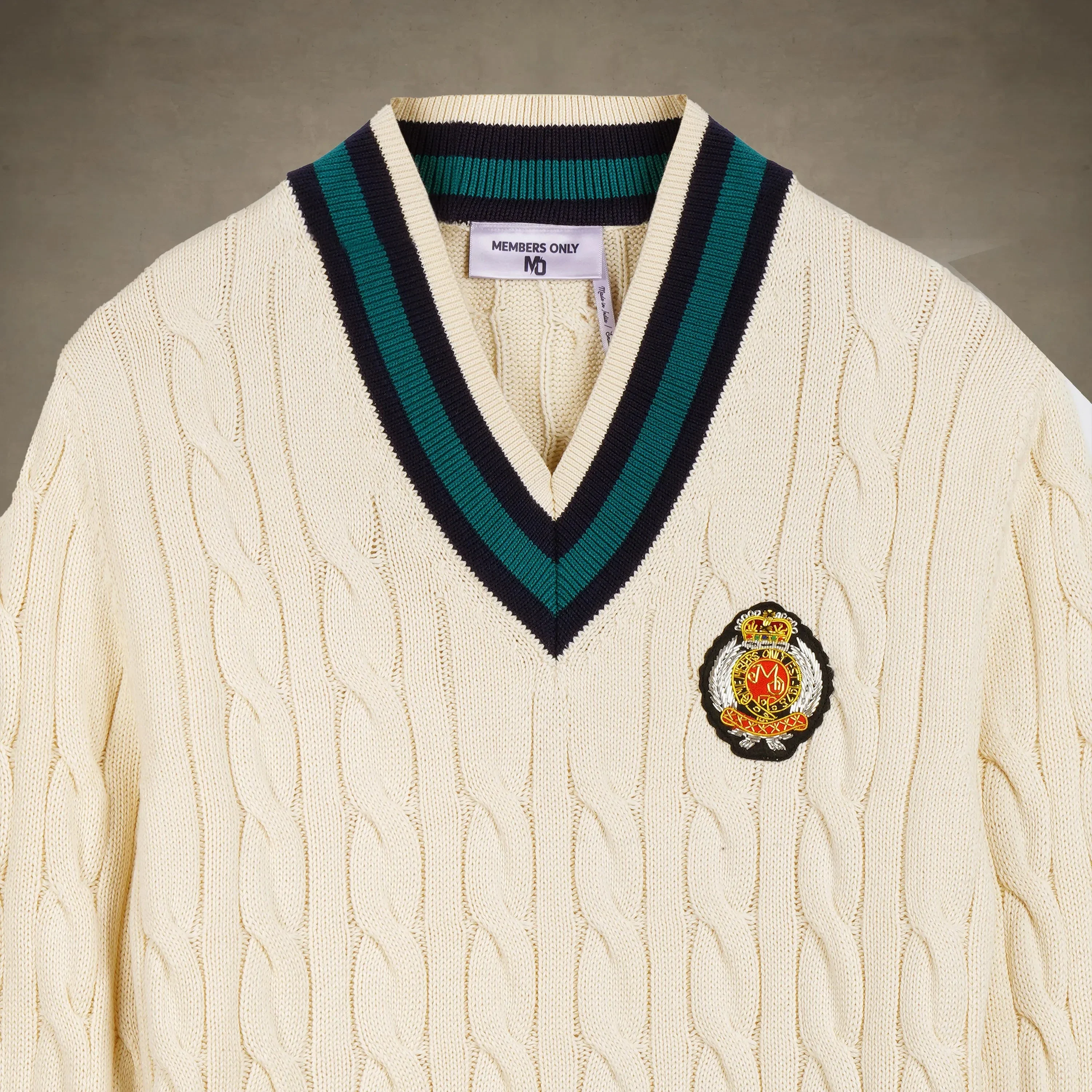 Men's Cable Knit Cricket Sweater - Image 7