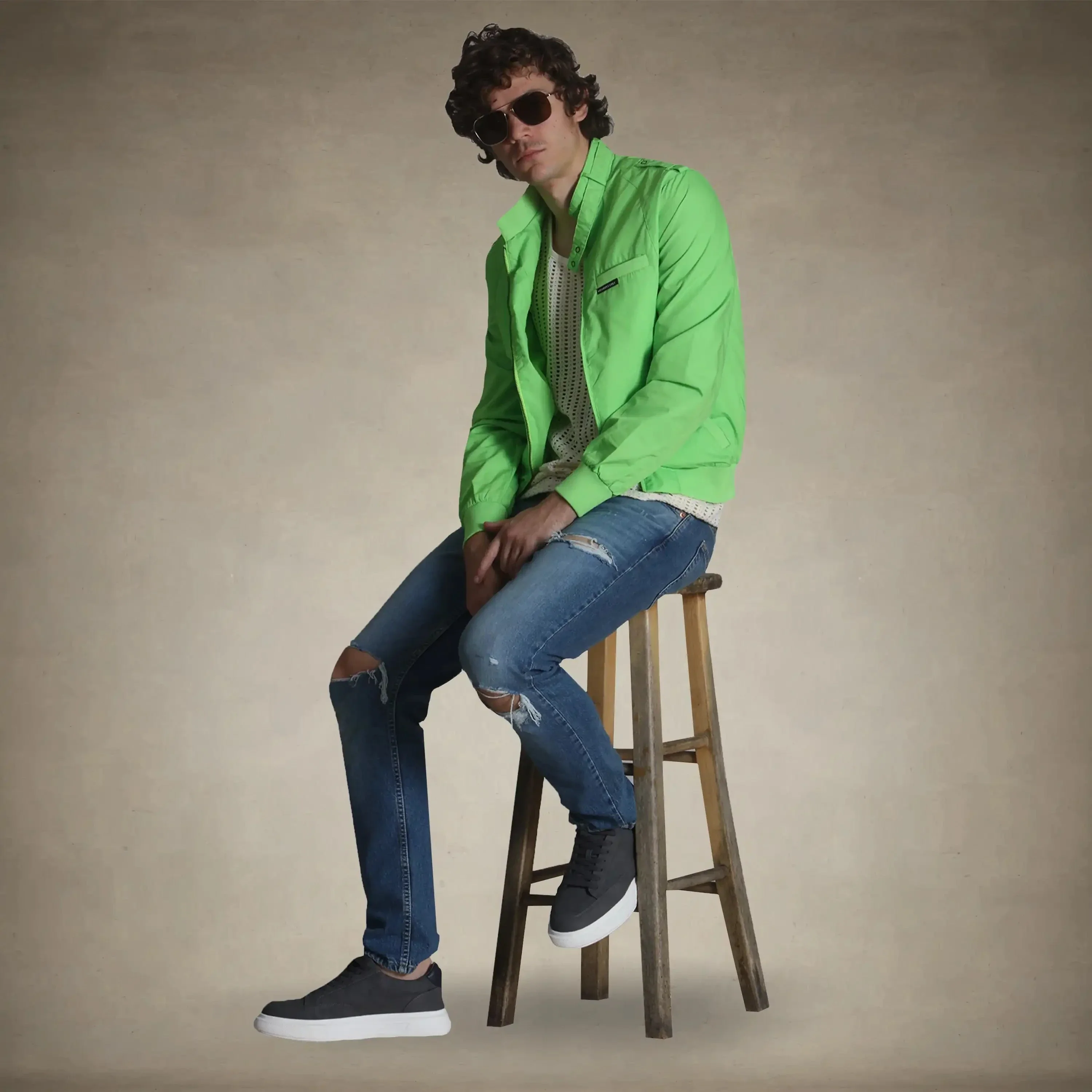 Men's Classic Iconic Racer Jacket - Image 19