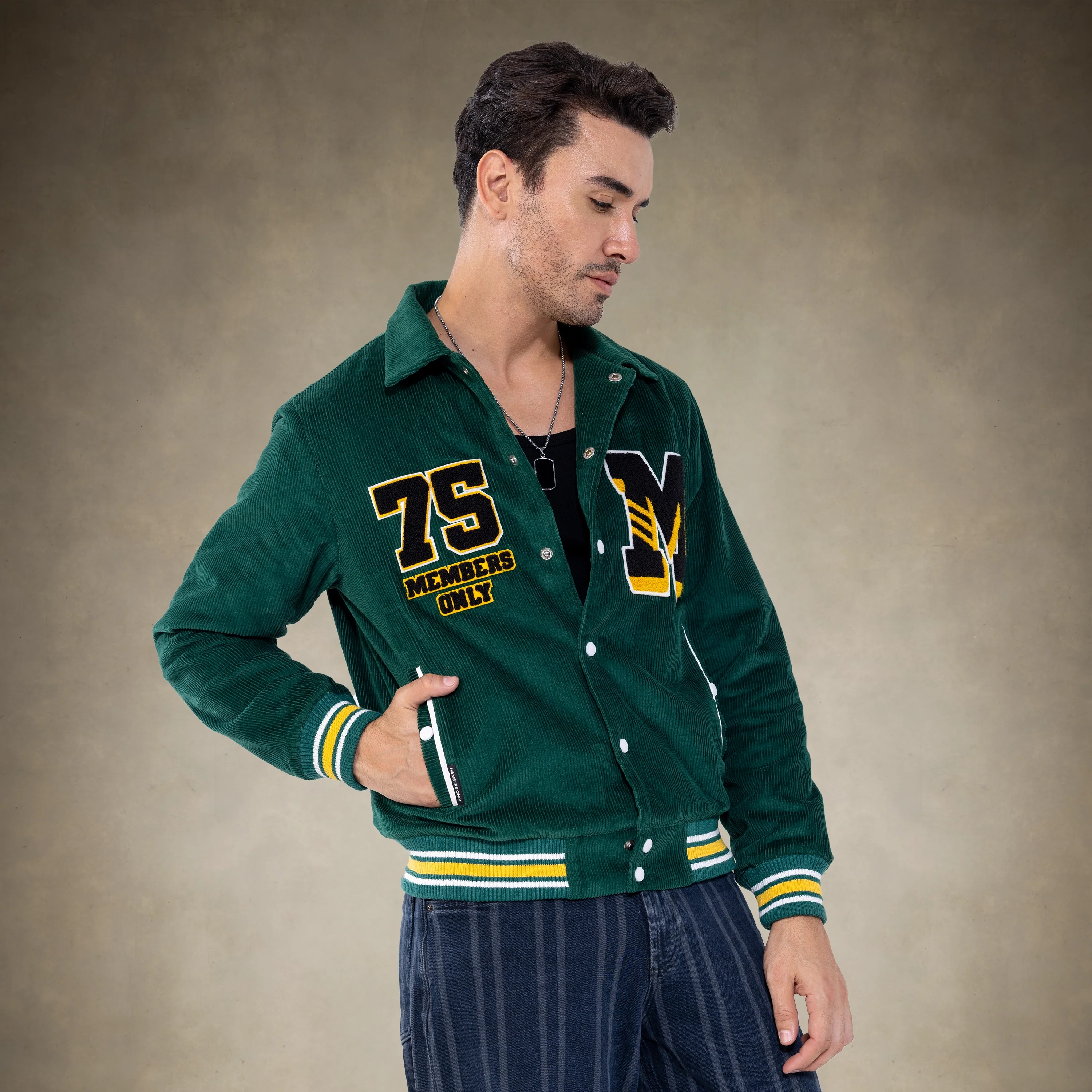 Men's Corduroy Varsity Jacket - Image 24