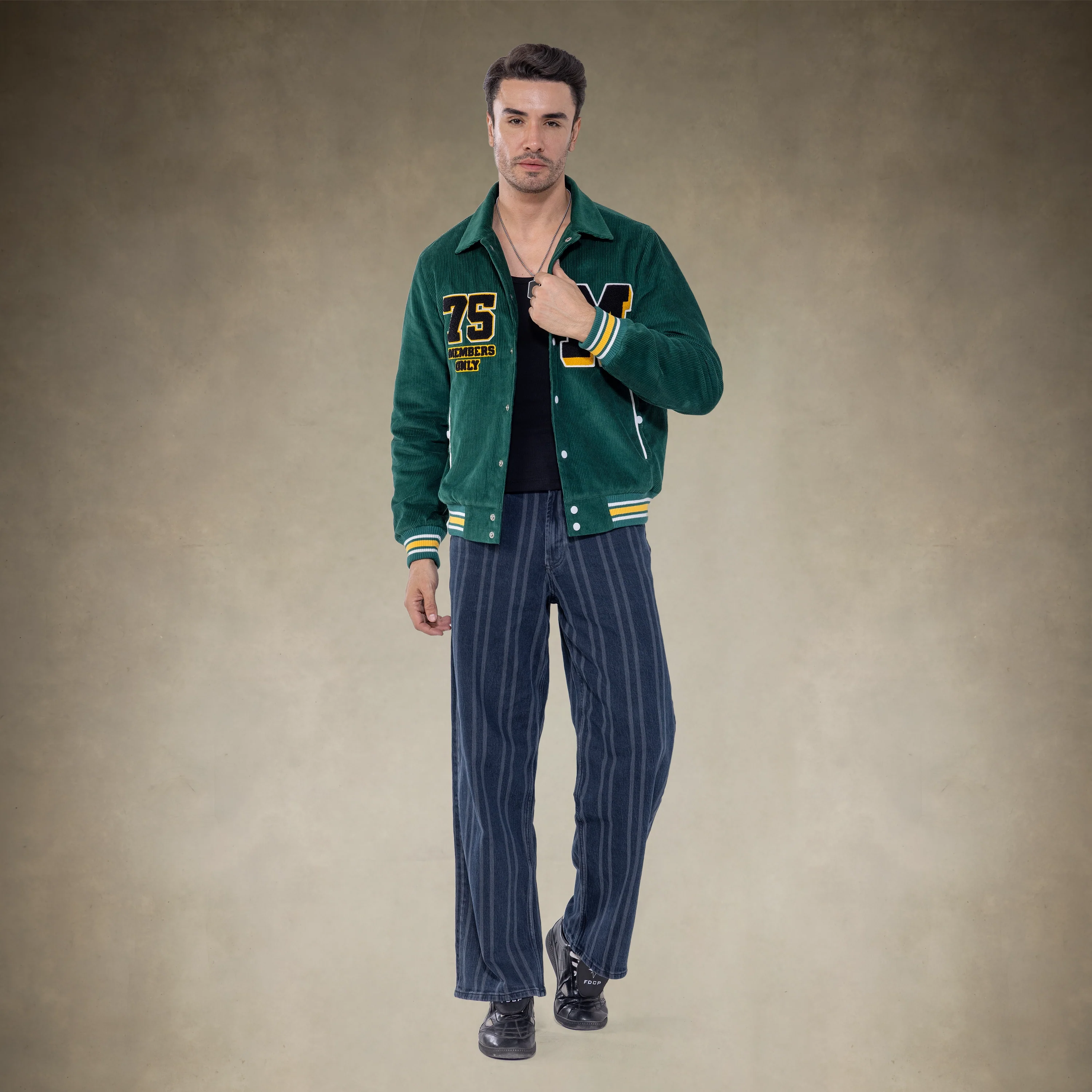 Men's Corduroy Varsity Jacket - Image 26