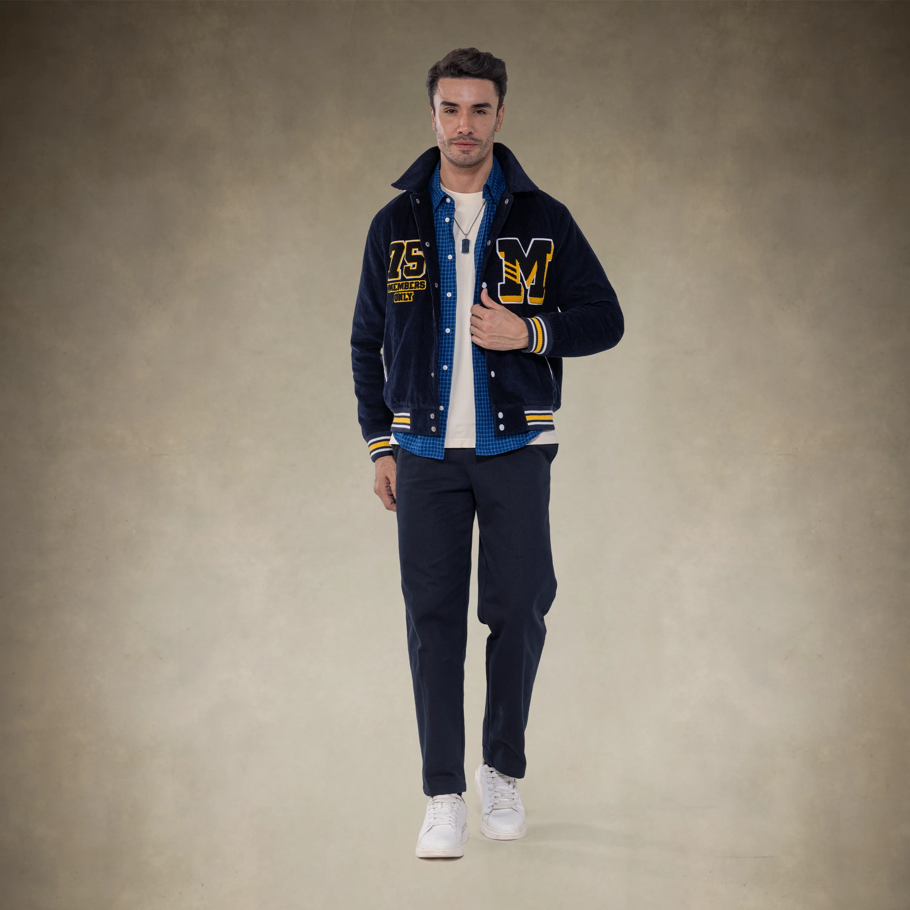 Men's Corduroy Varsity Jacket - Image 27