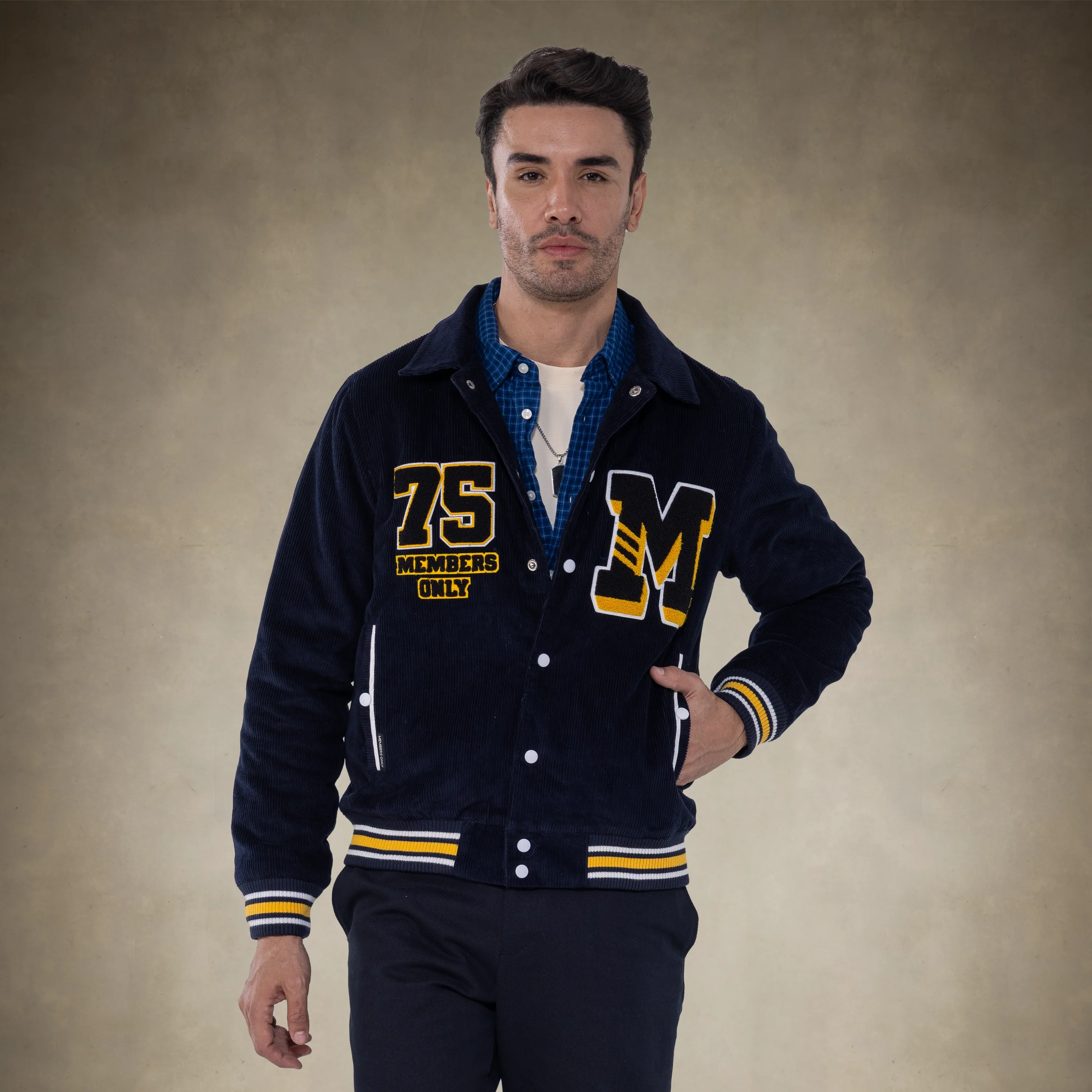 Men's Corduroy Varsity Jacket - Image 28