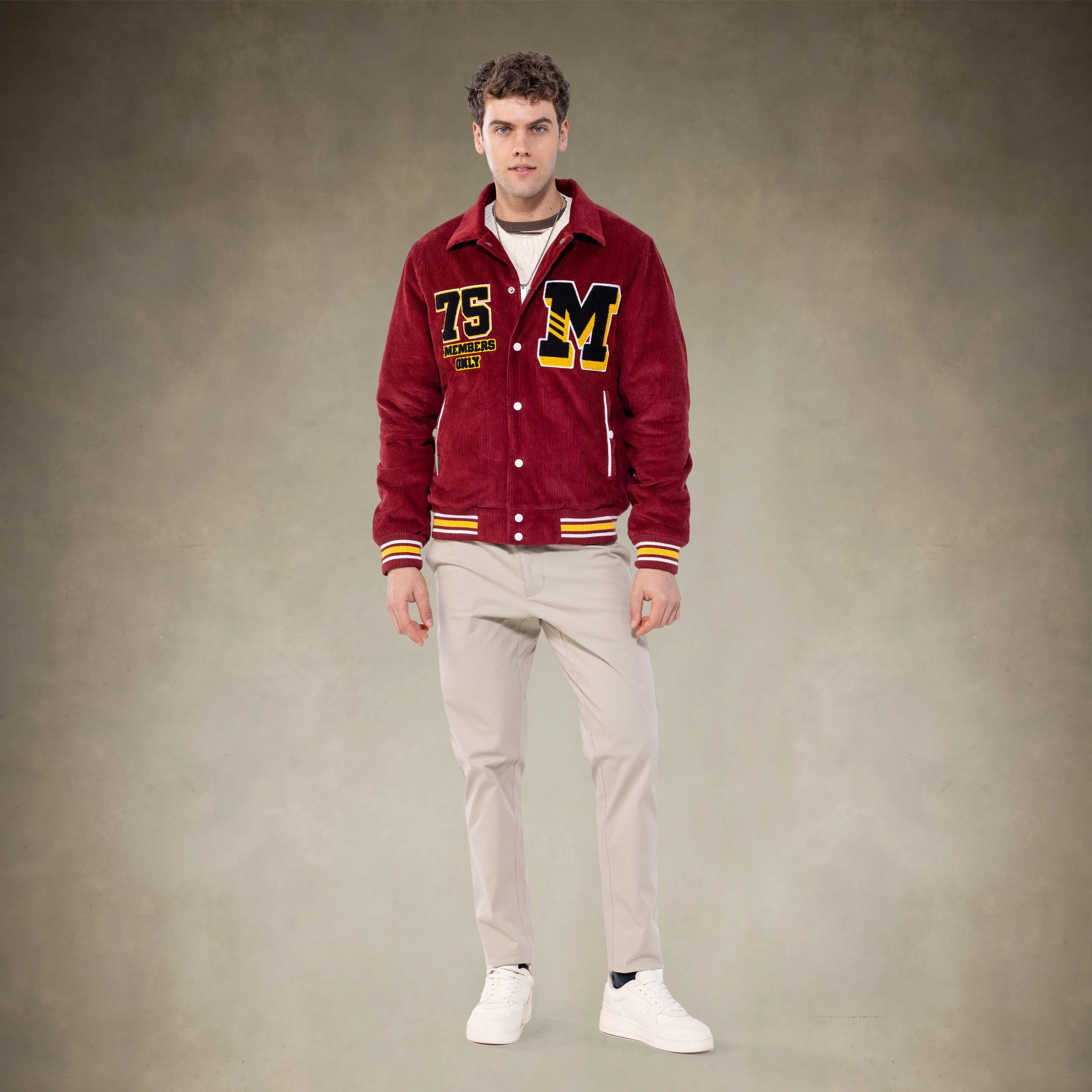 Men's Corduroy Varsity Jacket - Image 32