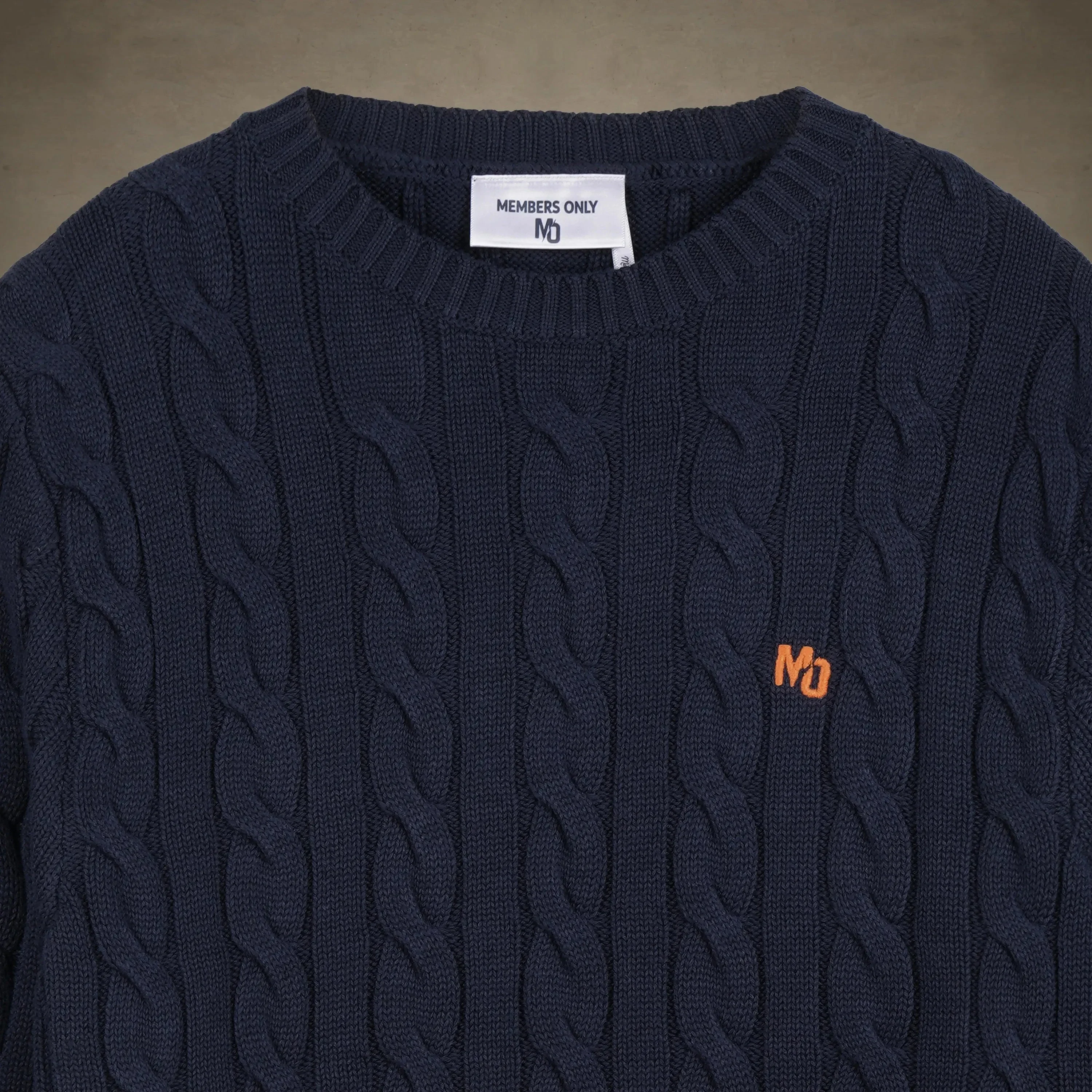 Men's Crew Neck Cable Sweater - Image 17
