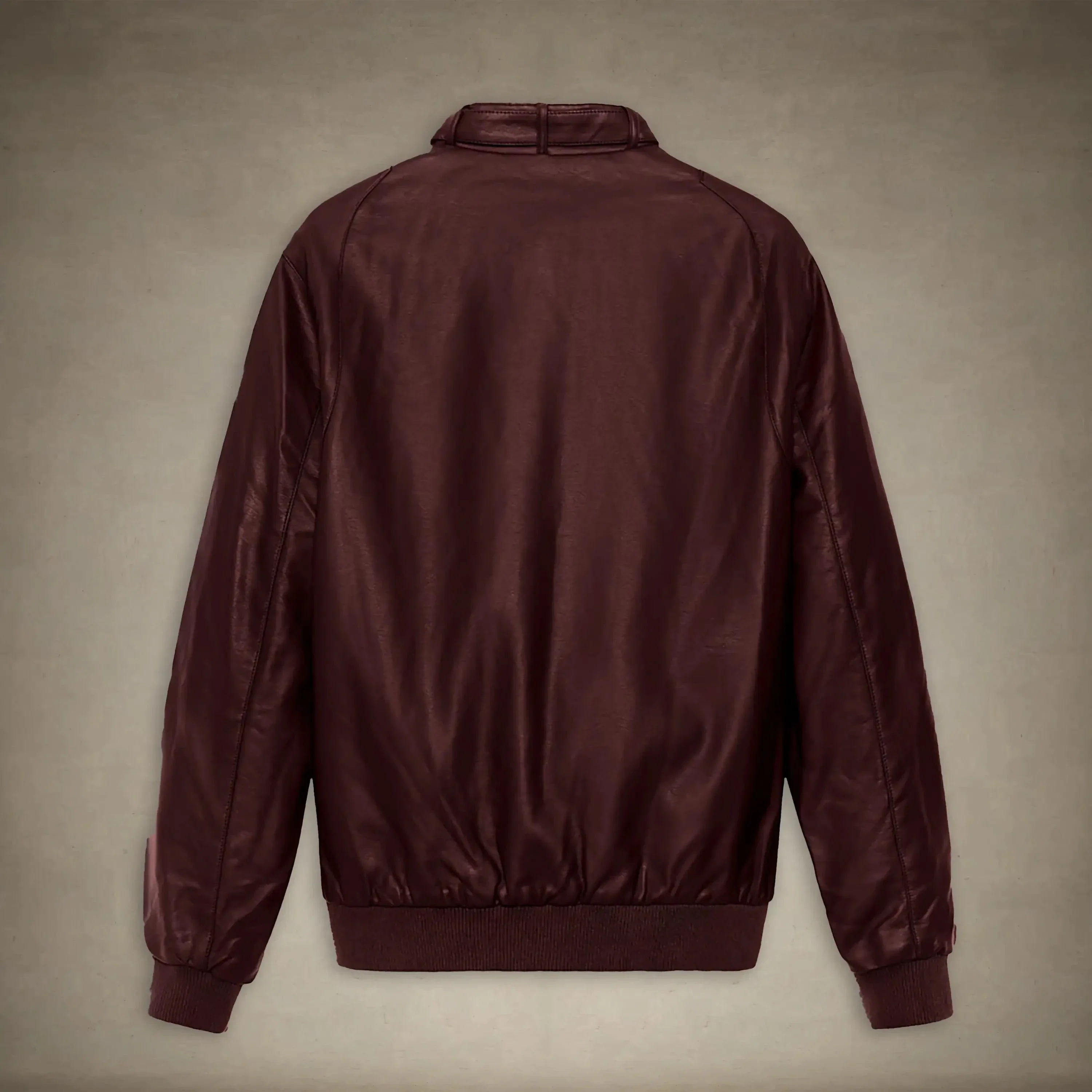 Men's Faux Leather Iconic Racer Jacket - Image 12