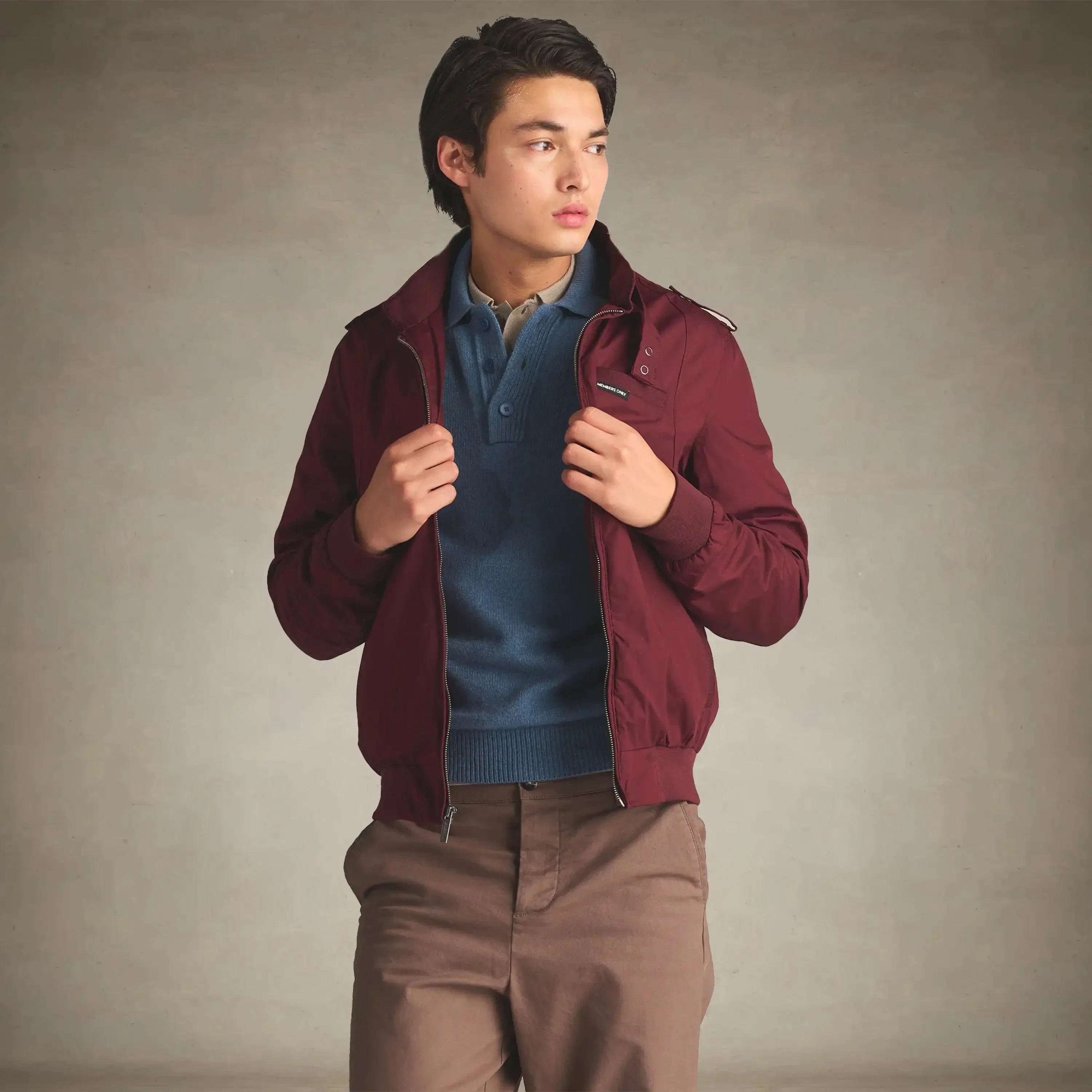 Men's Iconic Racer Quilted Lining Jacket - Image 22