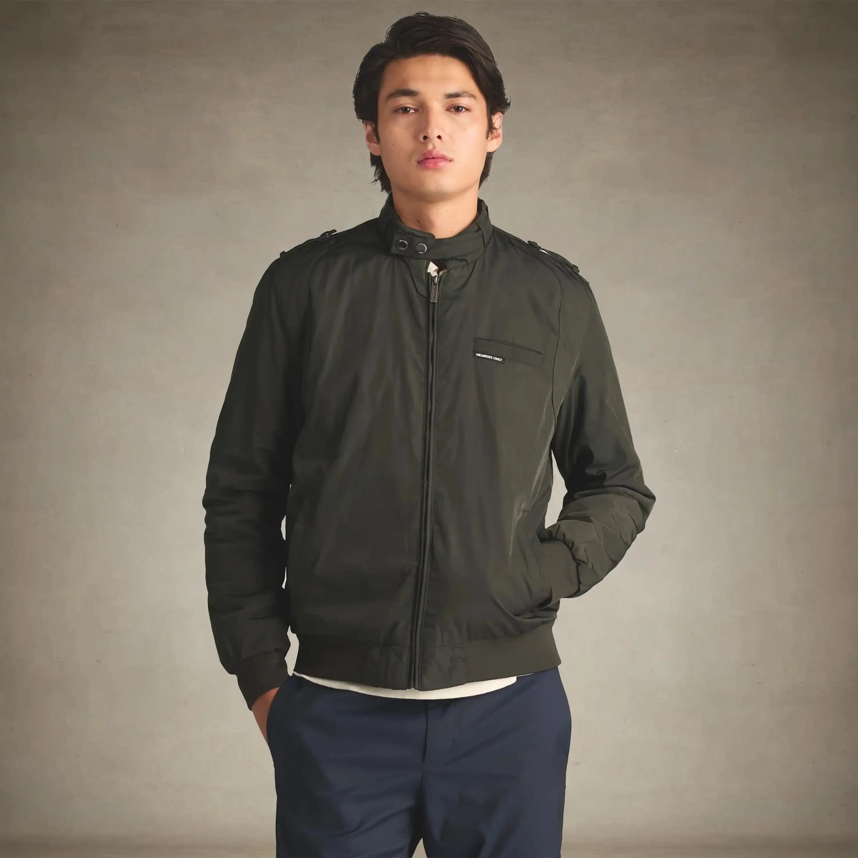 Men's Iconic Racer Quilted Lining Jacket - Image 3