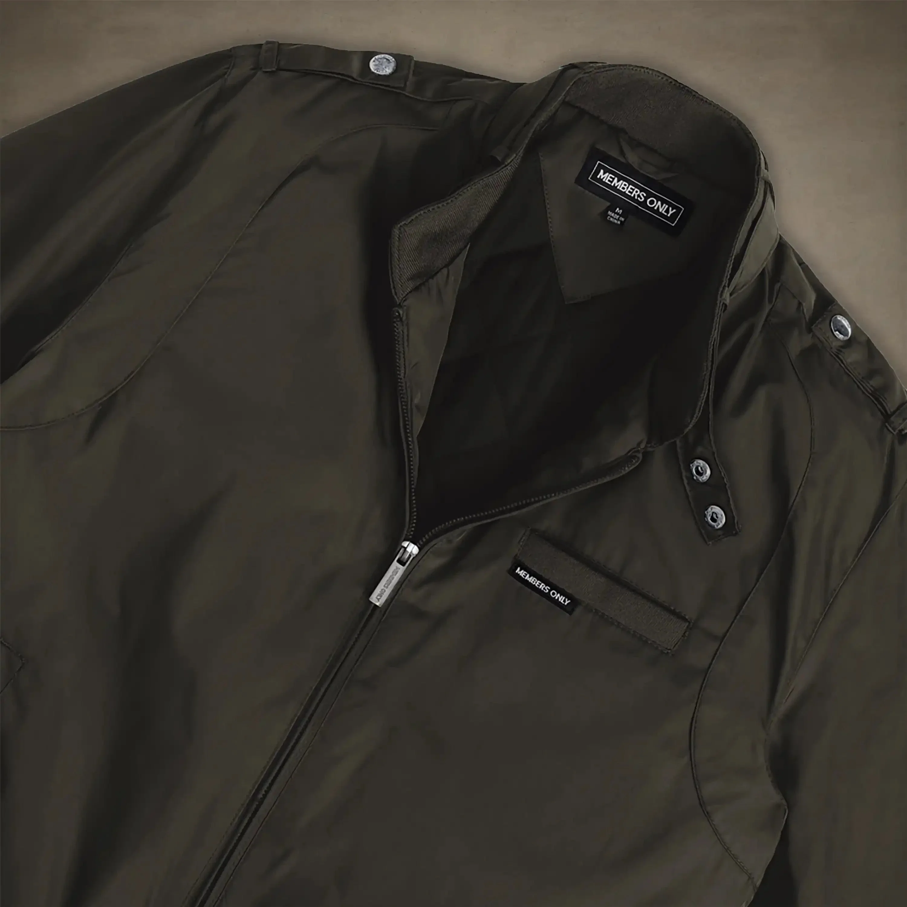 Men's Iconic Racer Quilted Lining Jacket - Image 9