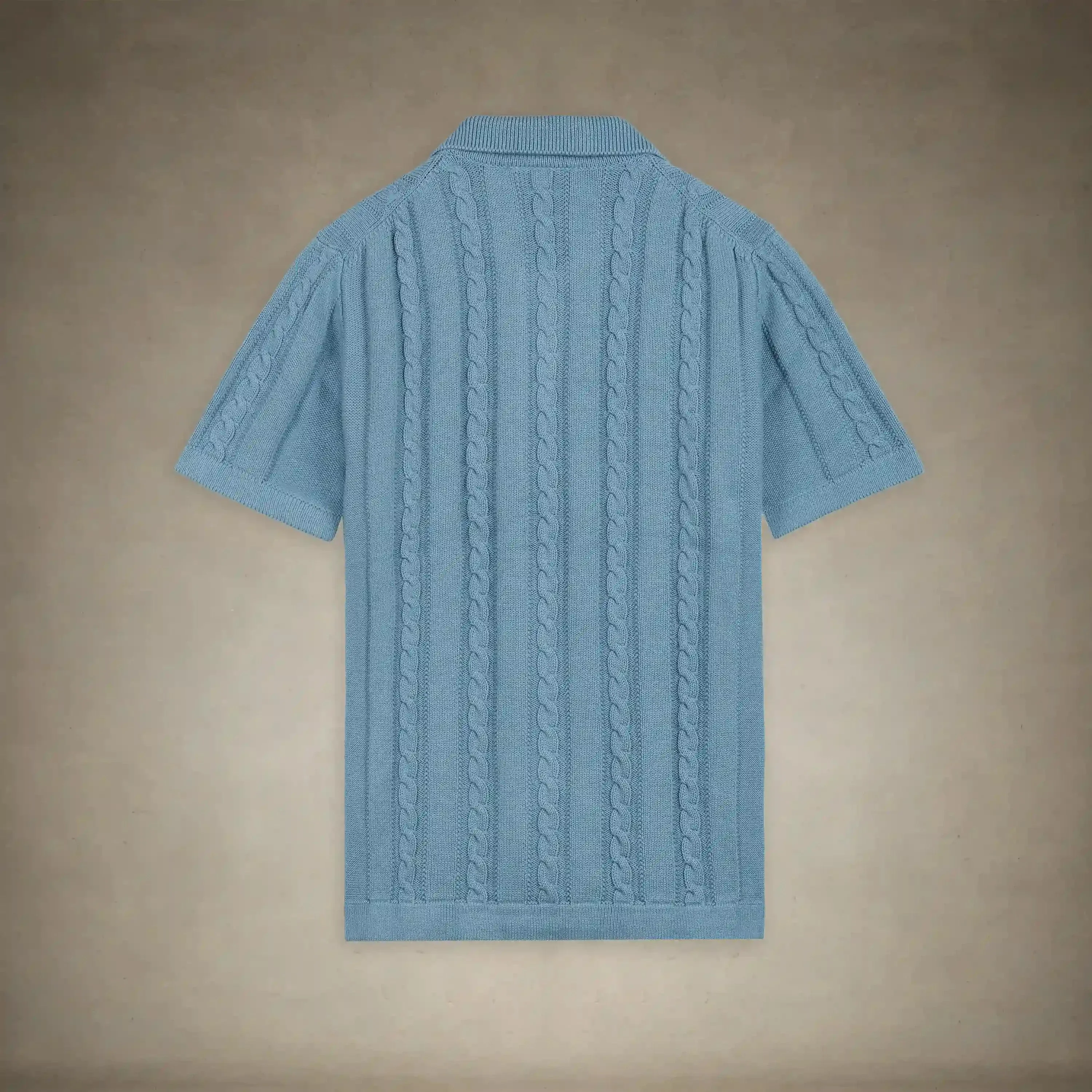 Men's JC Polo Cable Sweater - Image 4