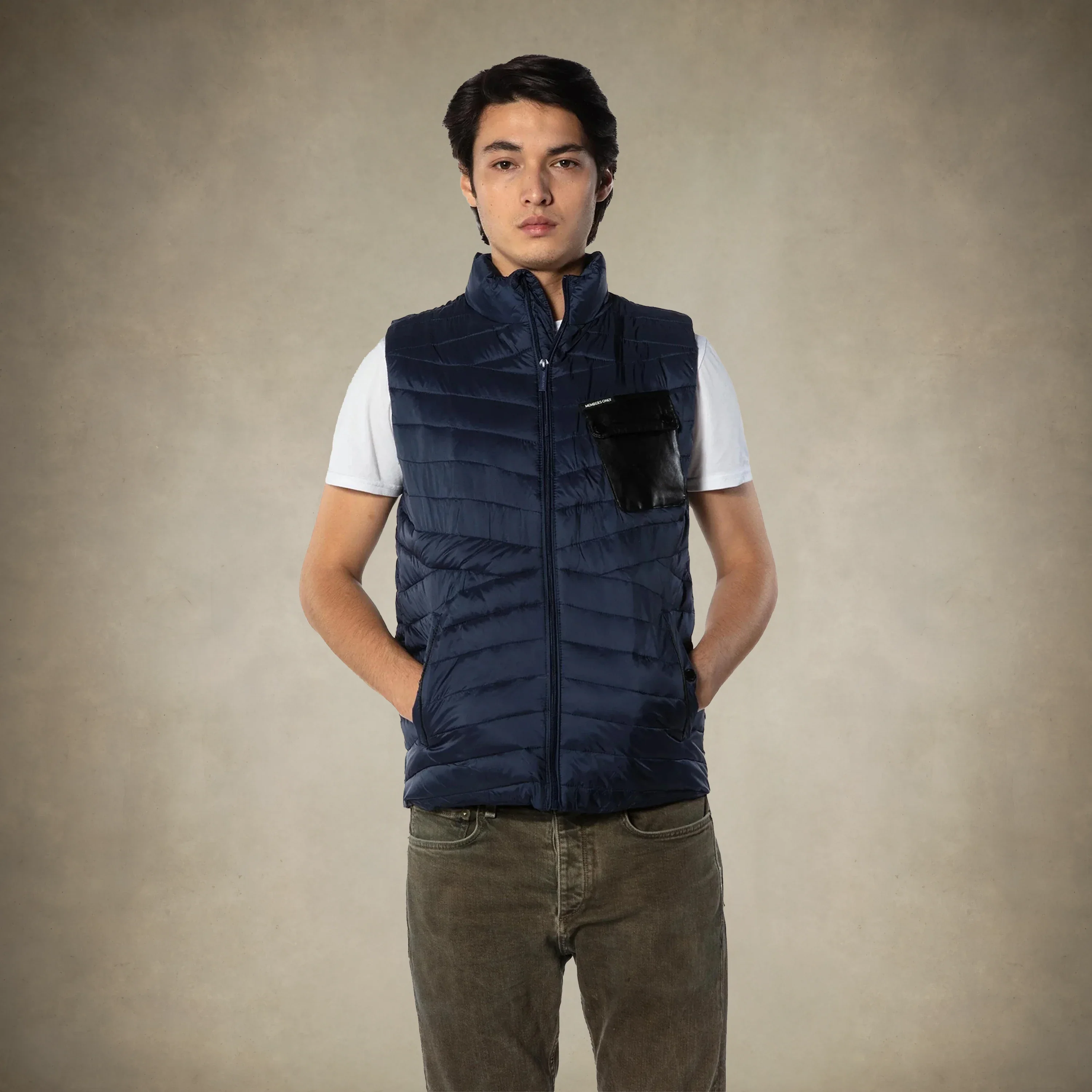 Members Only Men's Puffer Vest Jacket - FINAL SALE - Image 4