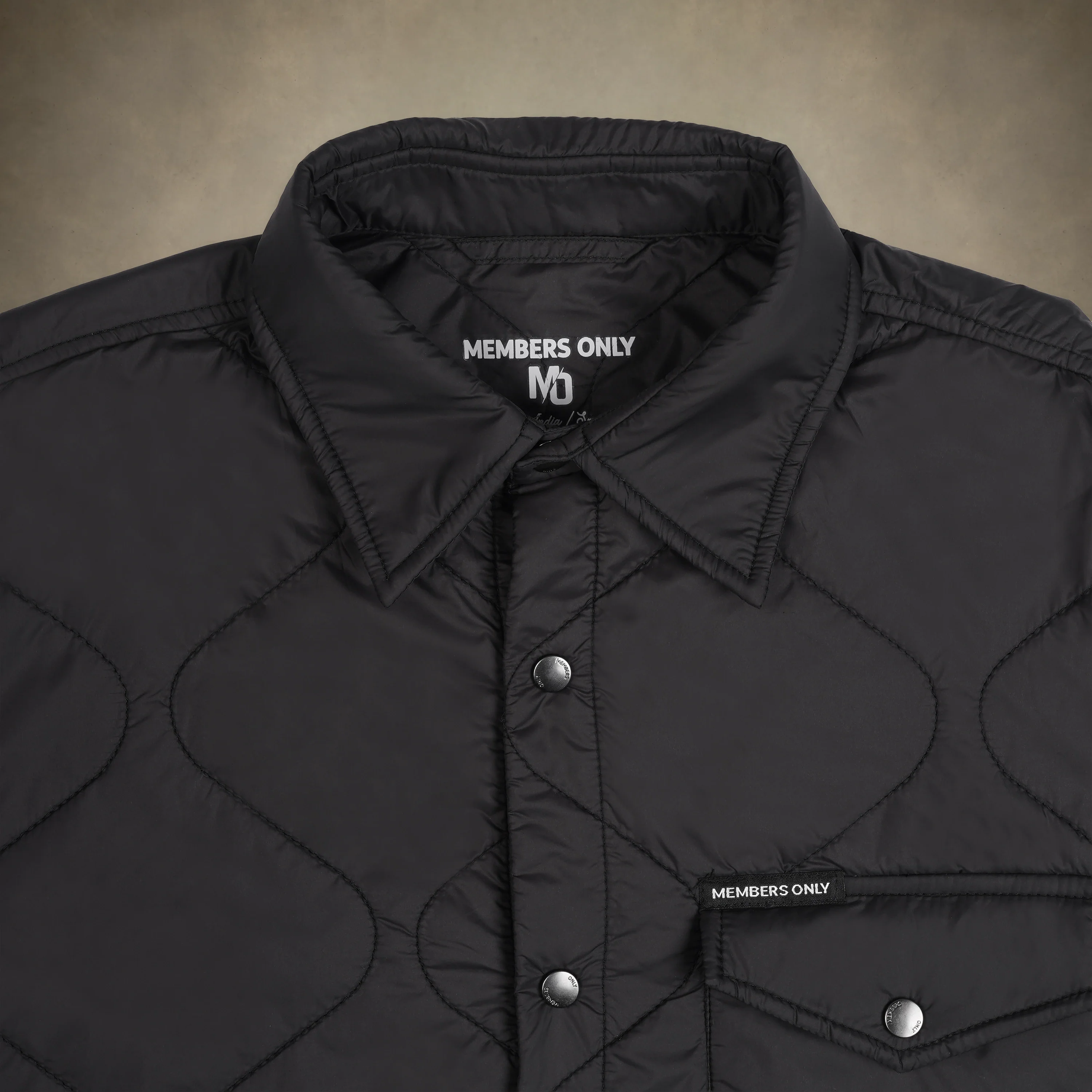 Men's Quilted Shirt Jacket - Image 10