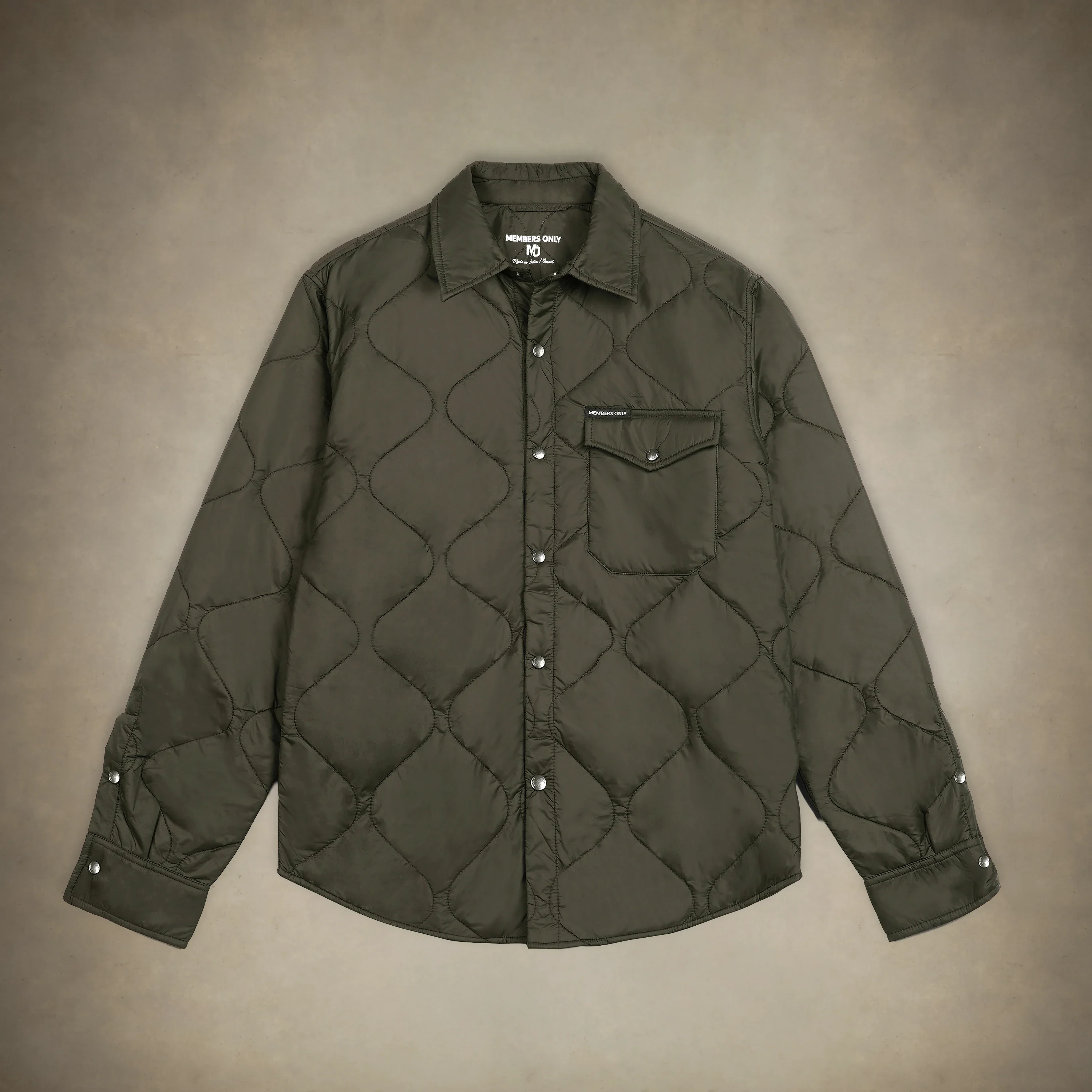 Men's Quilted Shirt Jacket - Image 16