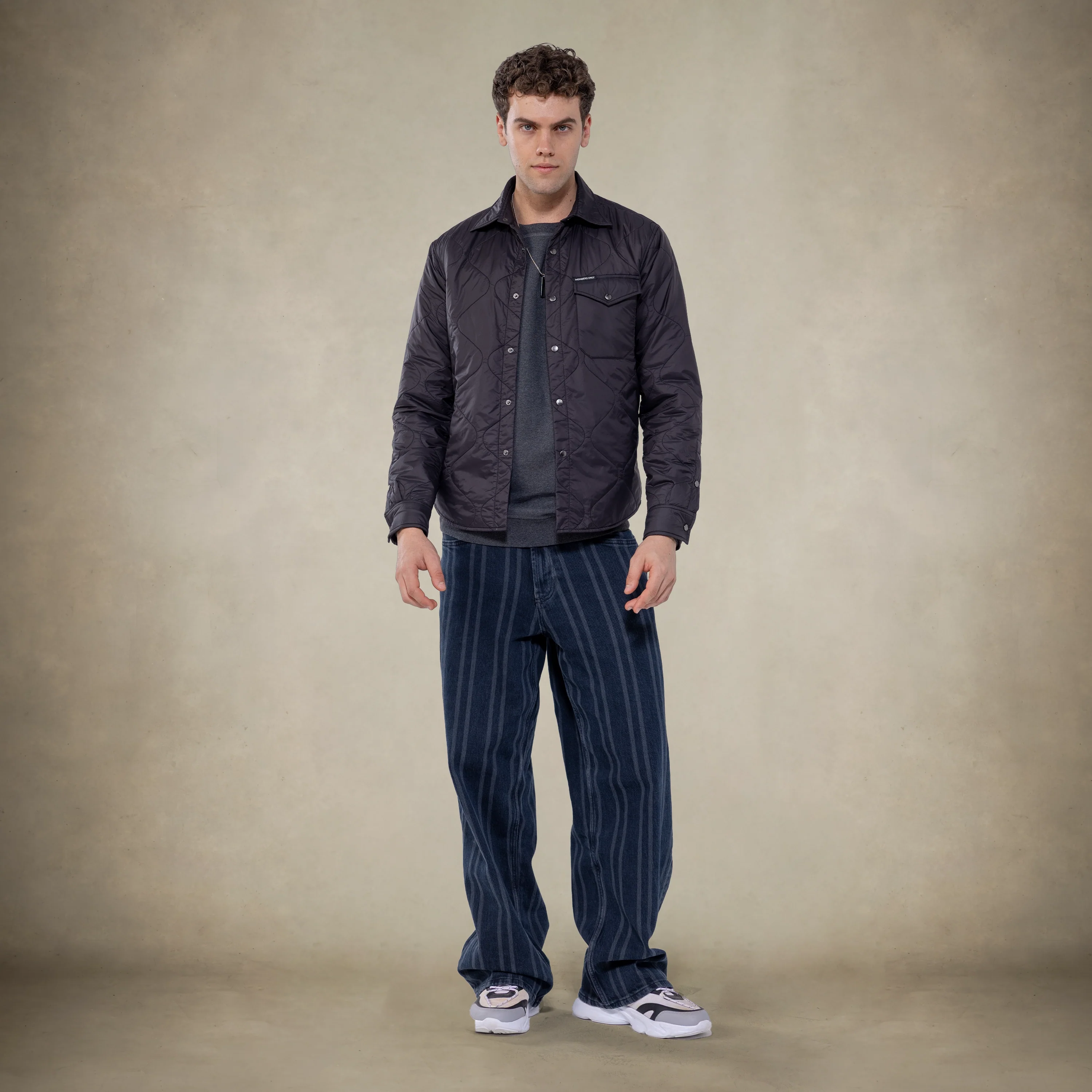 Men's Quilted Shirt Jacket - Image 6