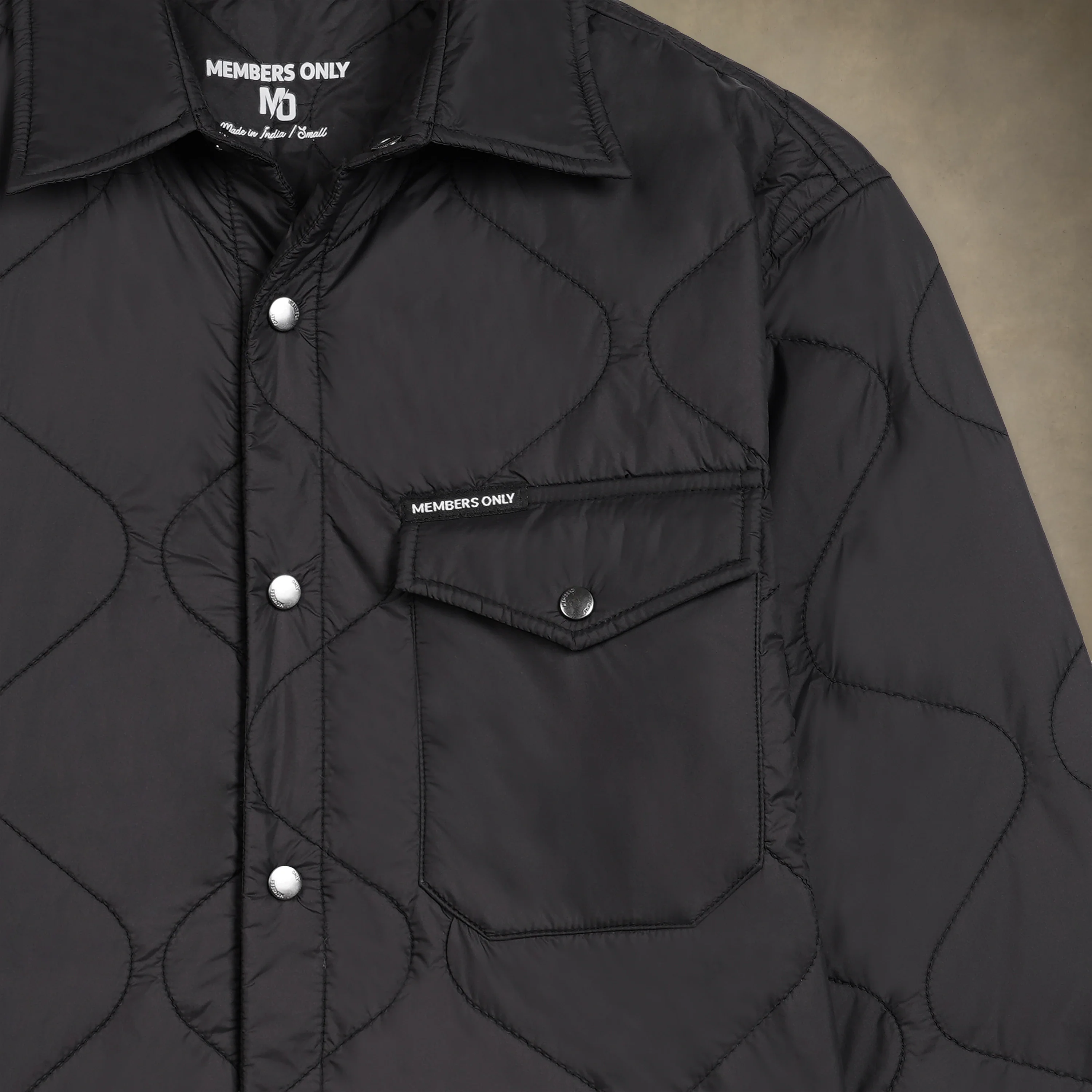 Men's Quilted Shirt Jacket - Image 9