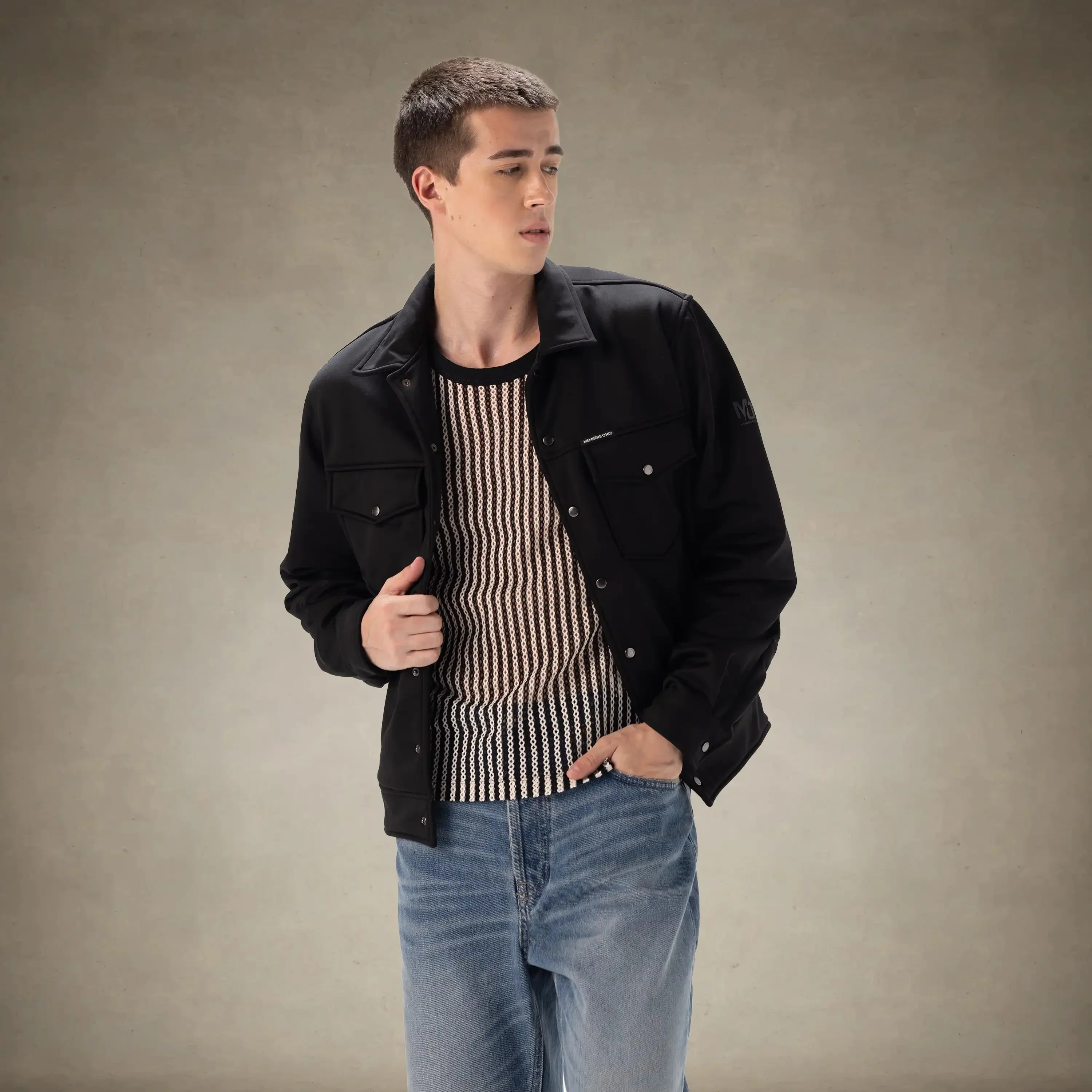 Men's Soft Shell Shirt Jacket - Image 3