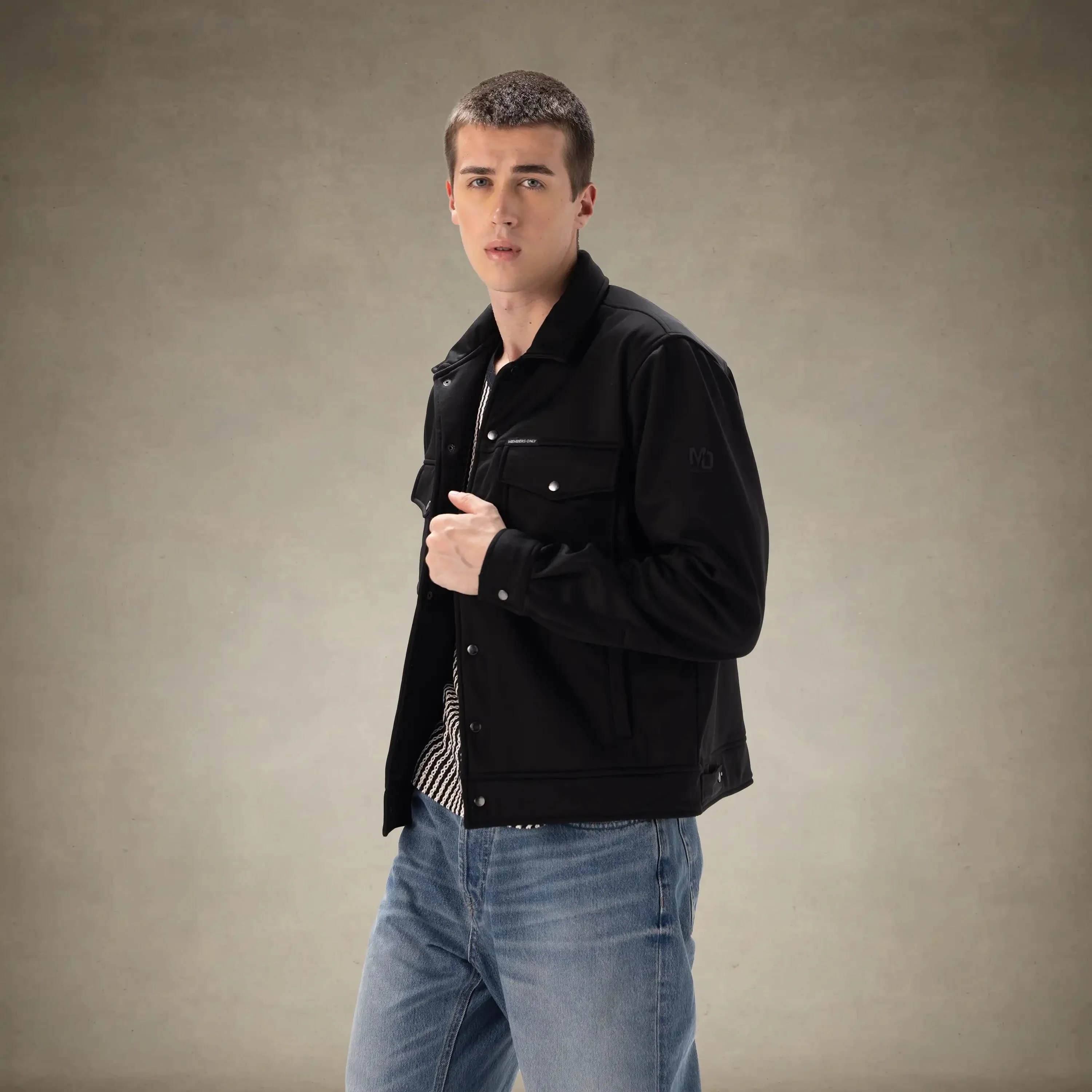 Men's Soft Shell Shirt Jacket - Image 4