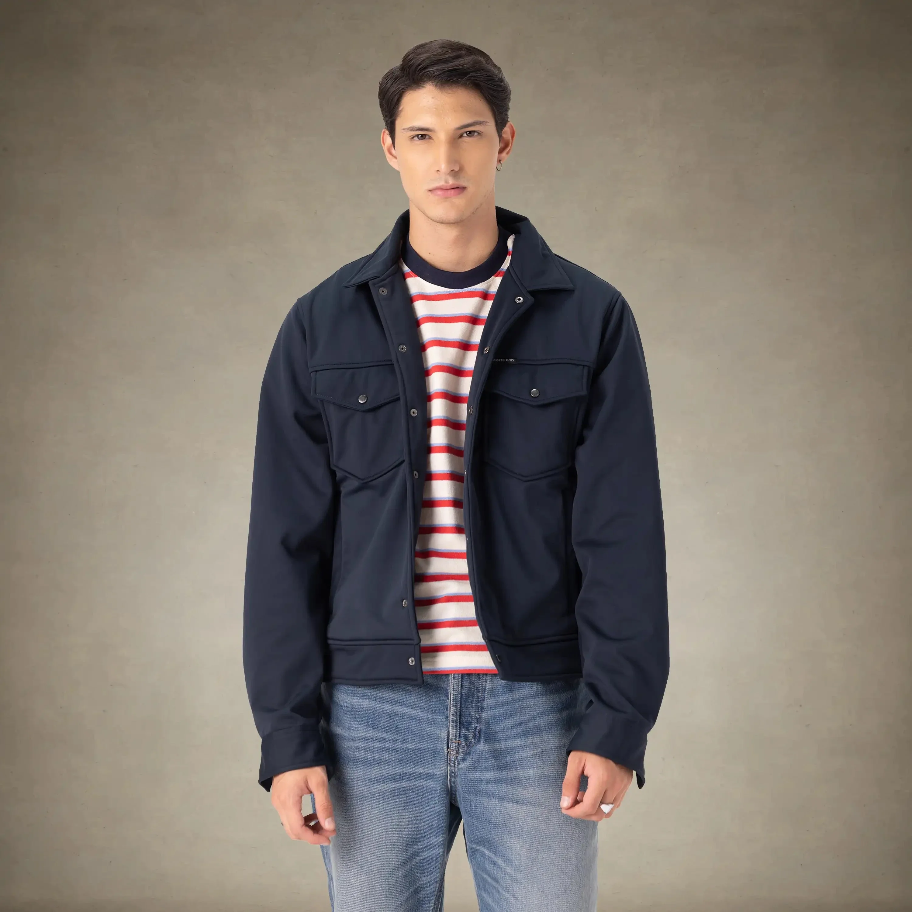 Men's Soft Shell Shirt Jacket - Image 9
