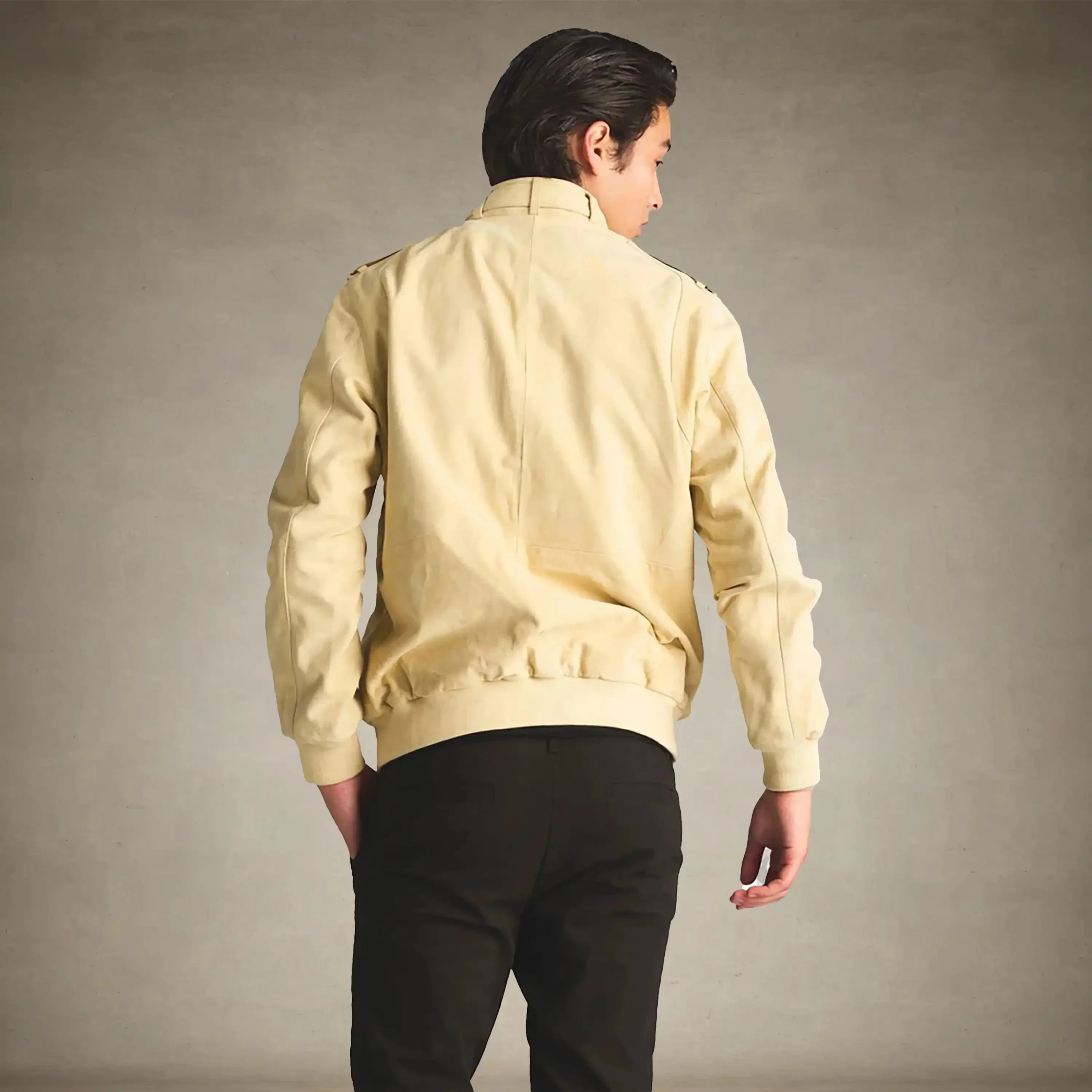 Men's Soft Suede Iconic Jacket - Image 14