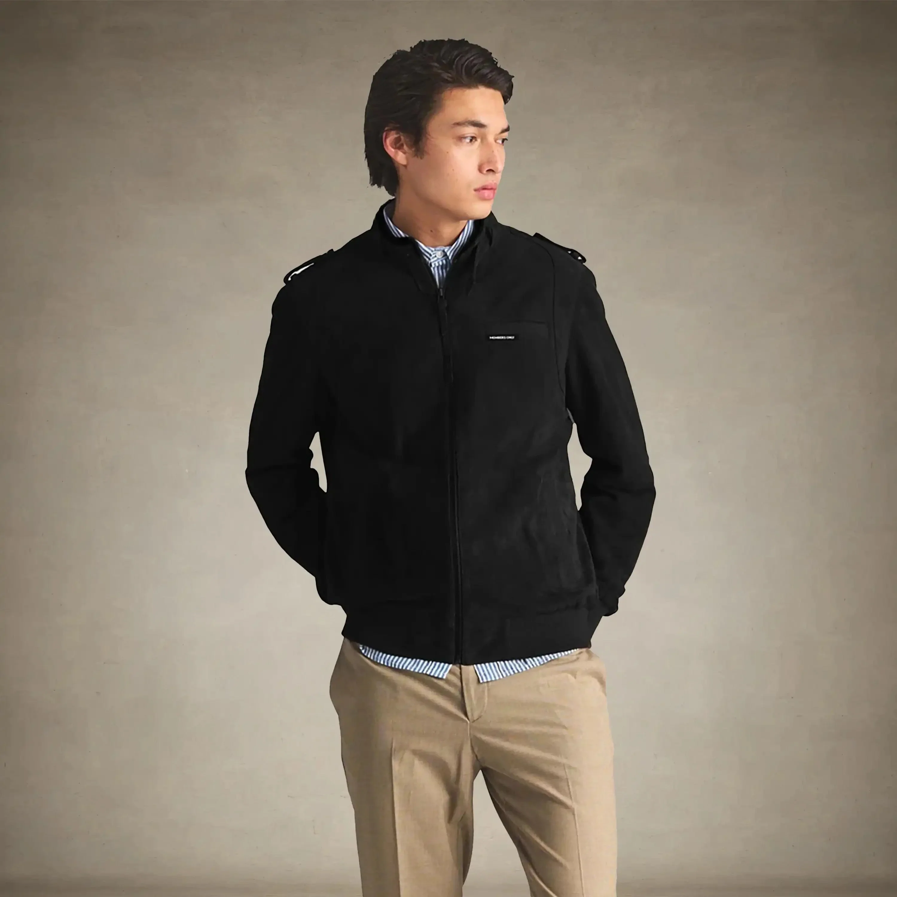 Men's Soft Suede Iconic Jacket - Image 5