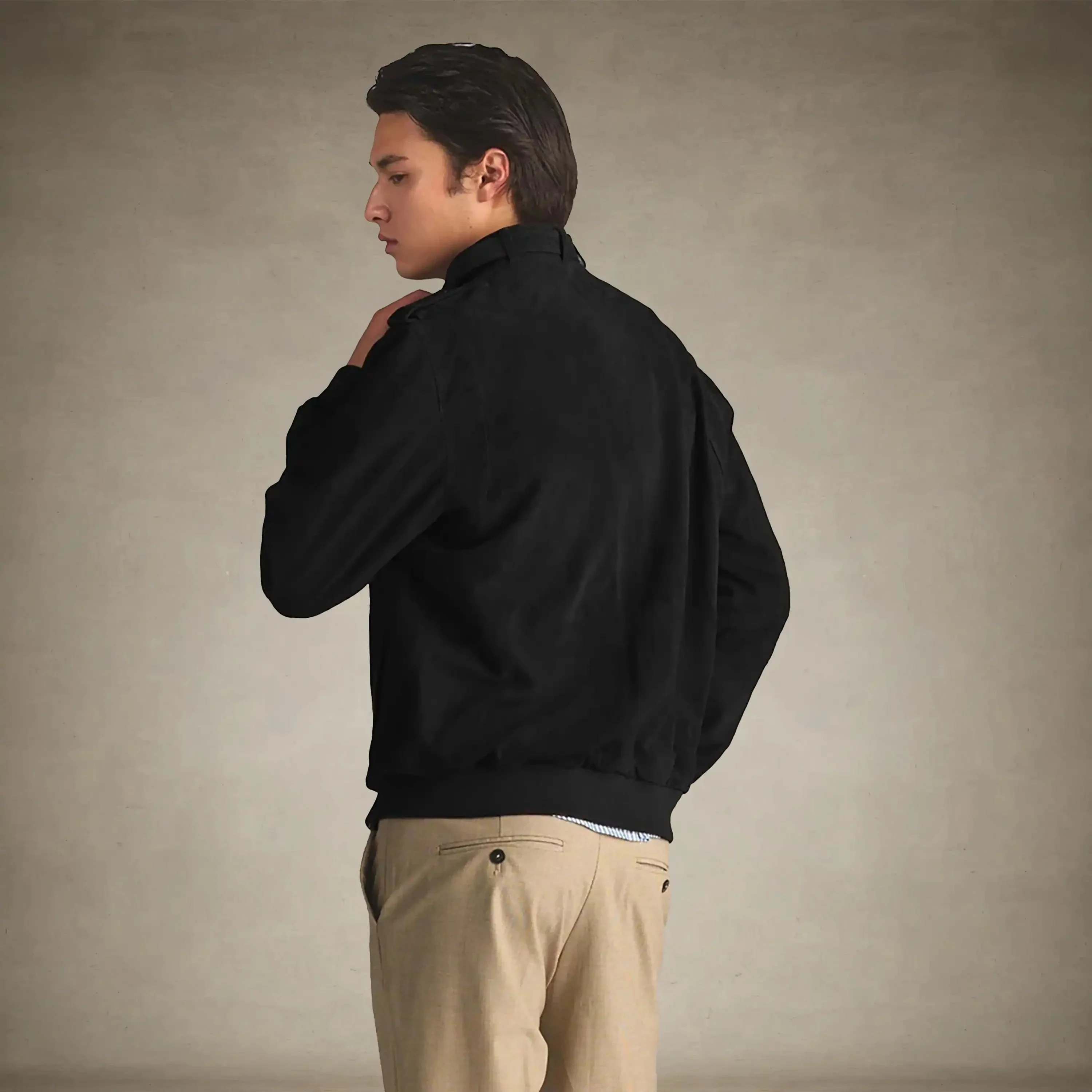 Men's Soft Suede Iconic Jacket - Image 6