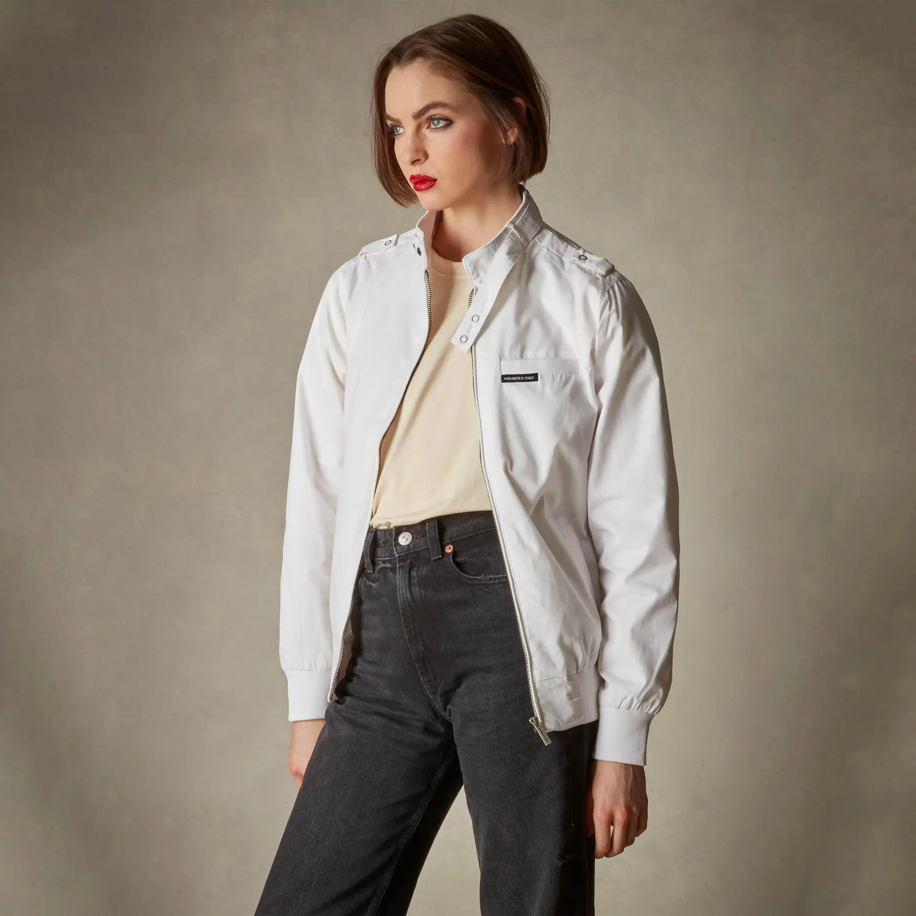 Women's Classic Iconic Racer Jacket (Slim Fit) - Image 13