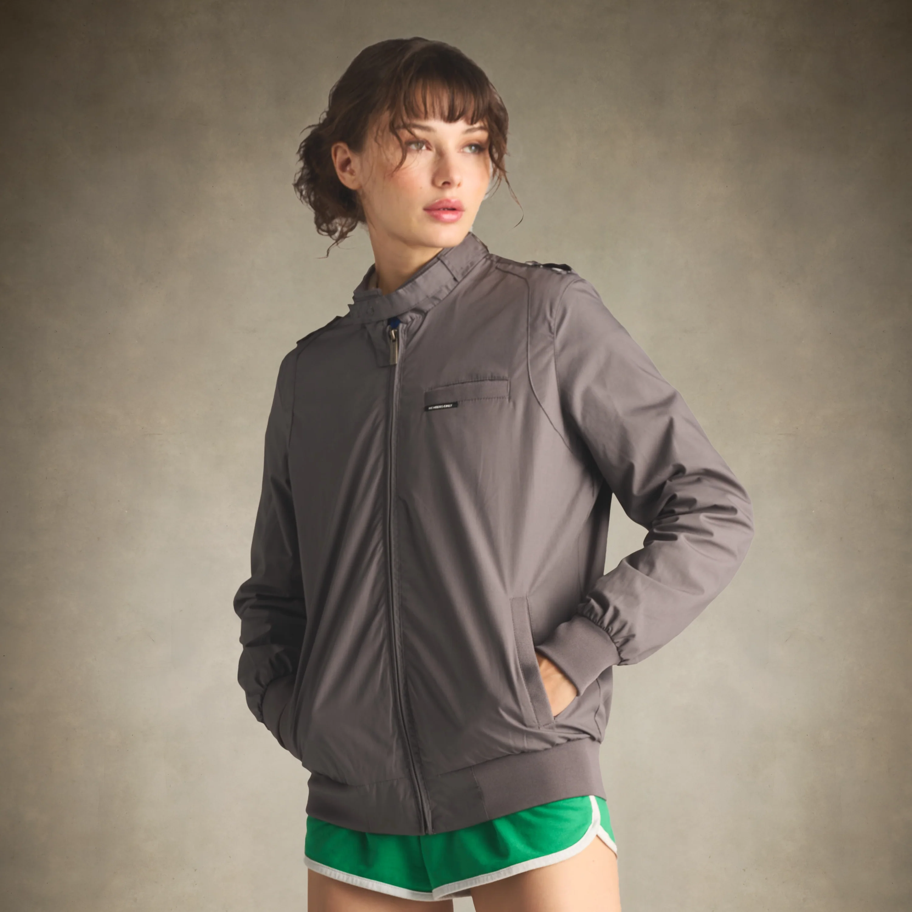Women's Classic Iconic Racer Oversized Jacket - Image 141