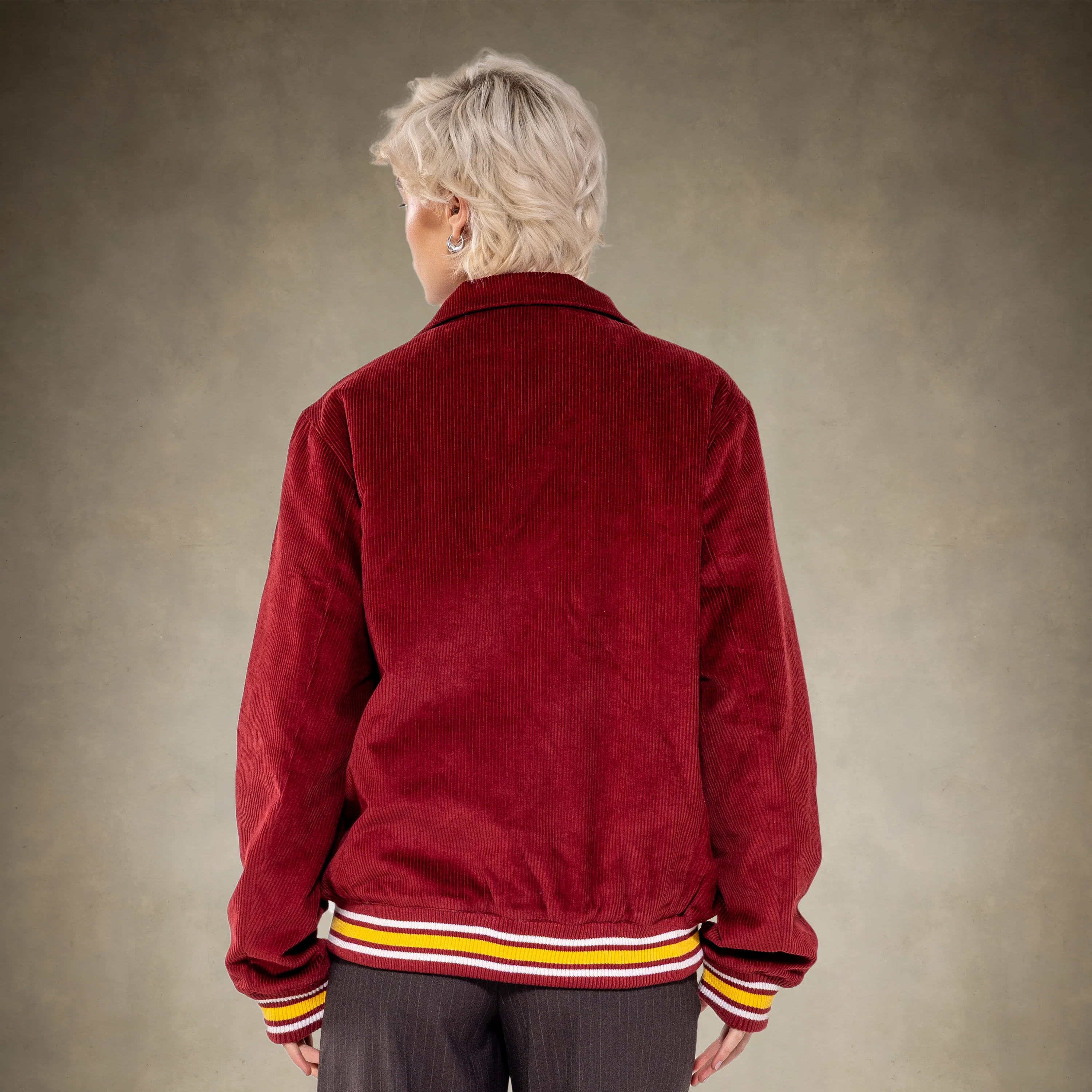 Women's Corduroy Varsity Jacket - Image 5