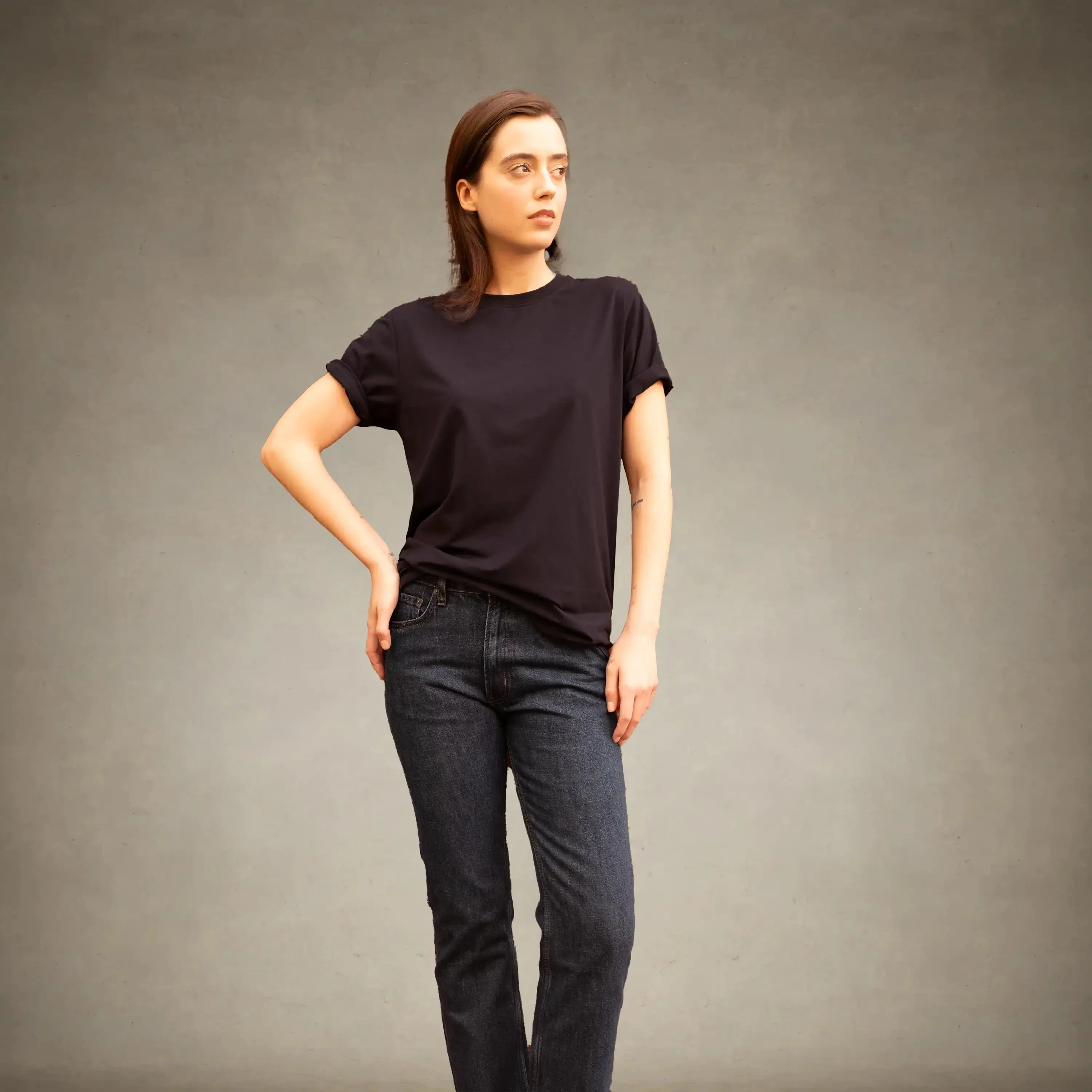 Women's Oversized Crew Neck T-Shirt - Image 4