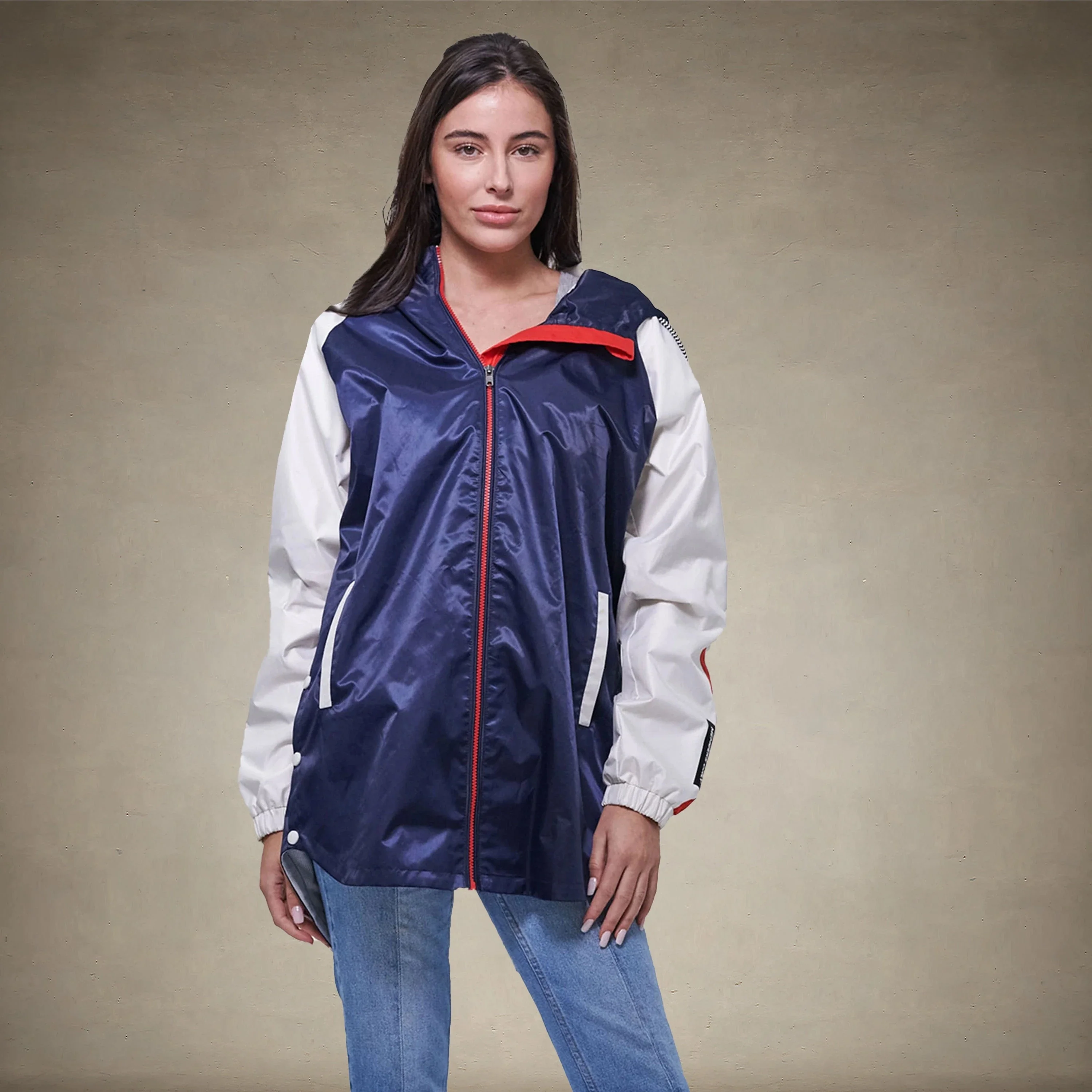 Women's Long Satin Twill Jacket - FINAL SALE - Image 7