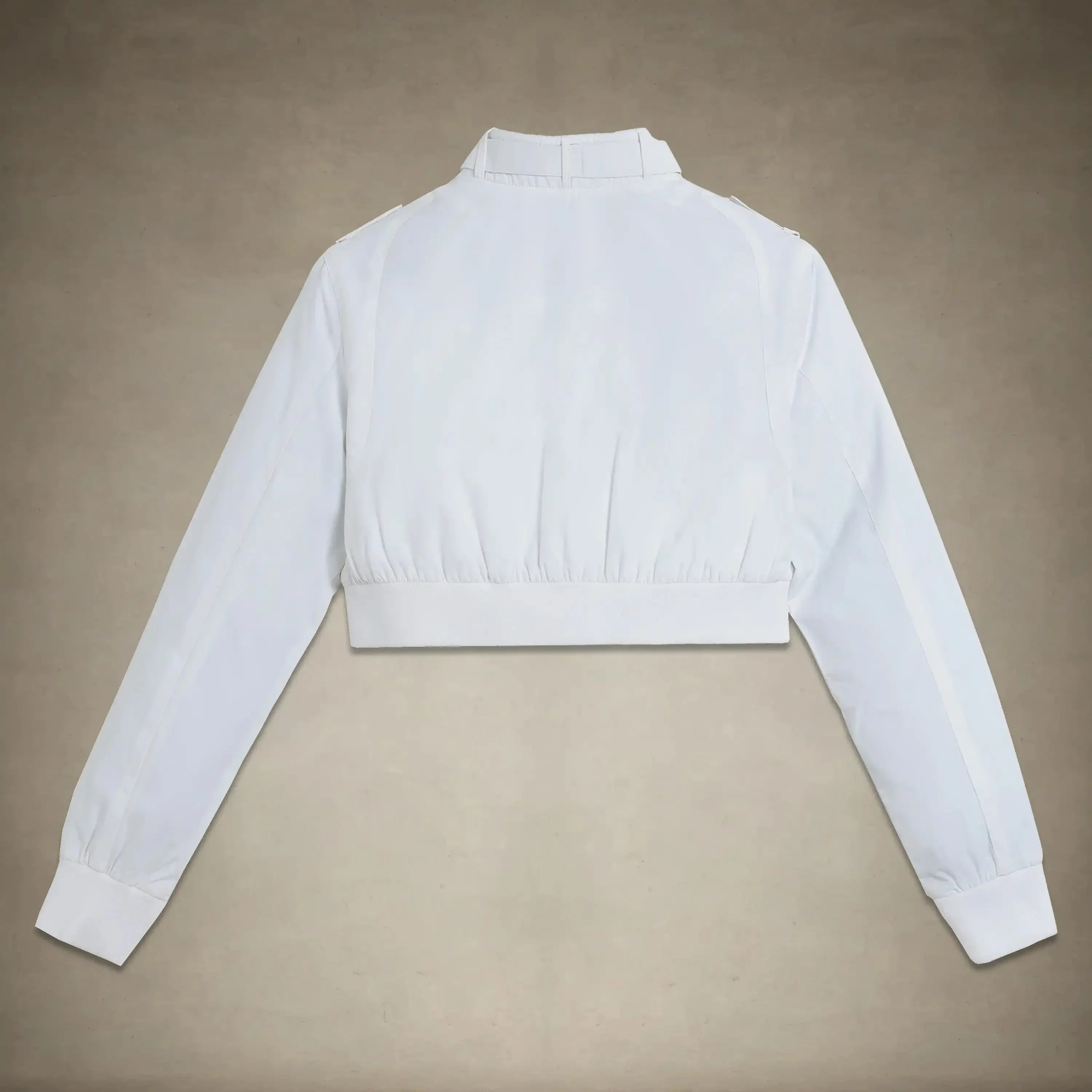 Women's Mini Cropped Racer Jacket - Image 40