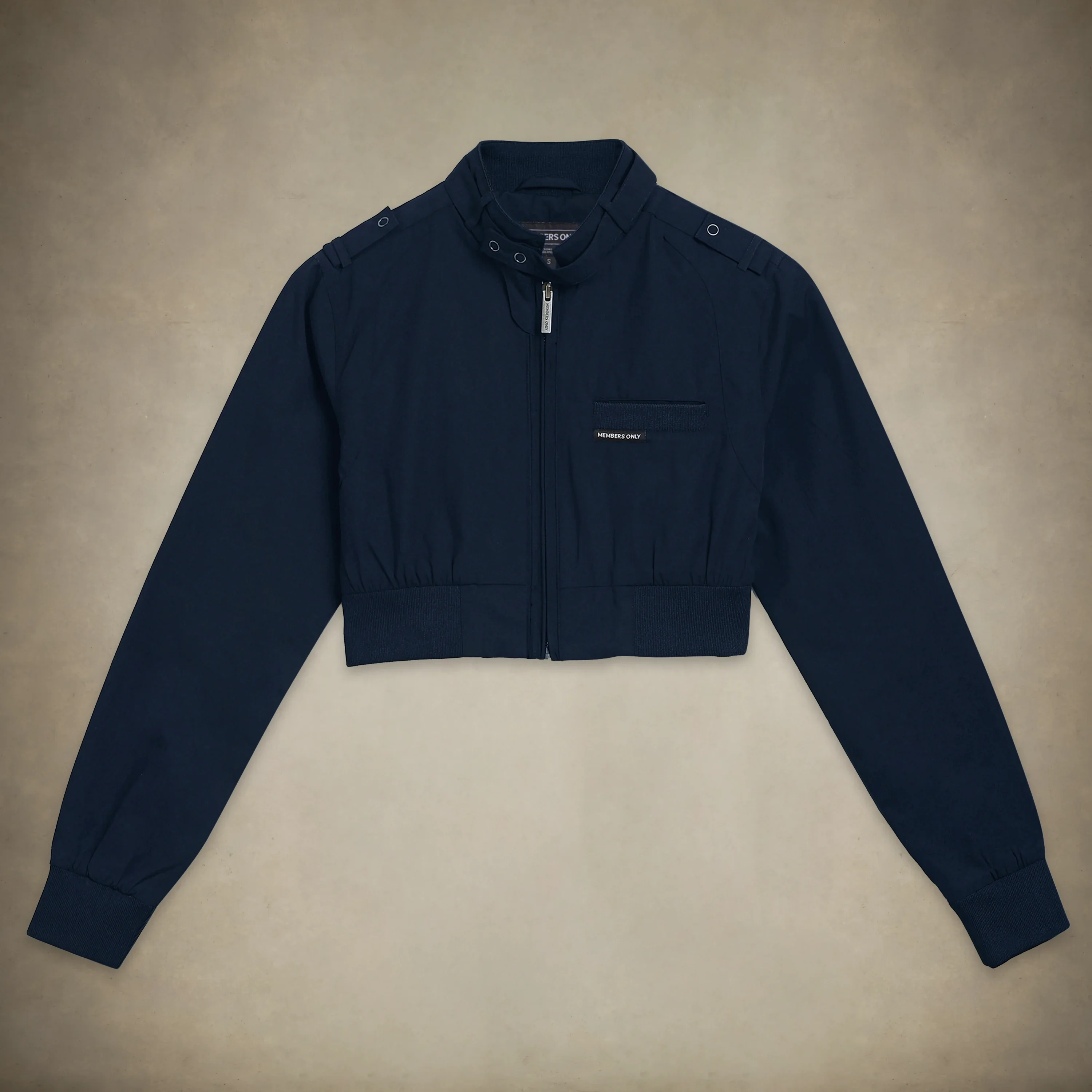 Women's Mini Cropped Racer Jacket - Image 63