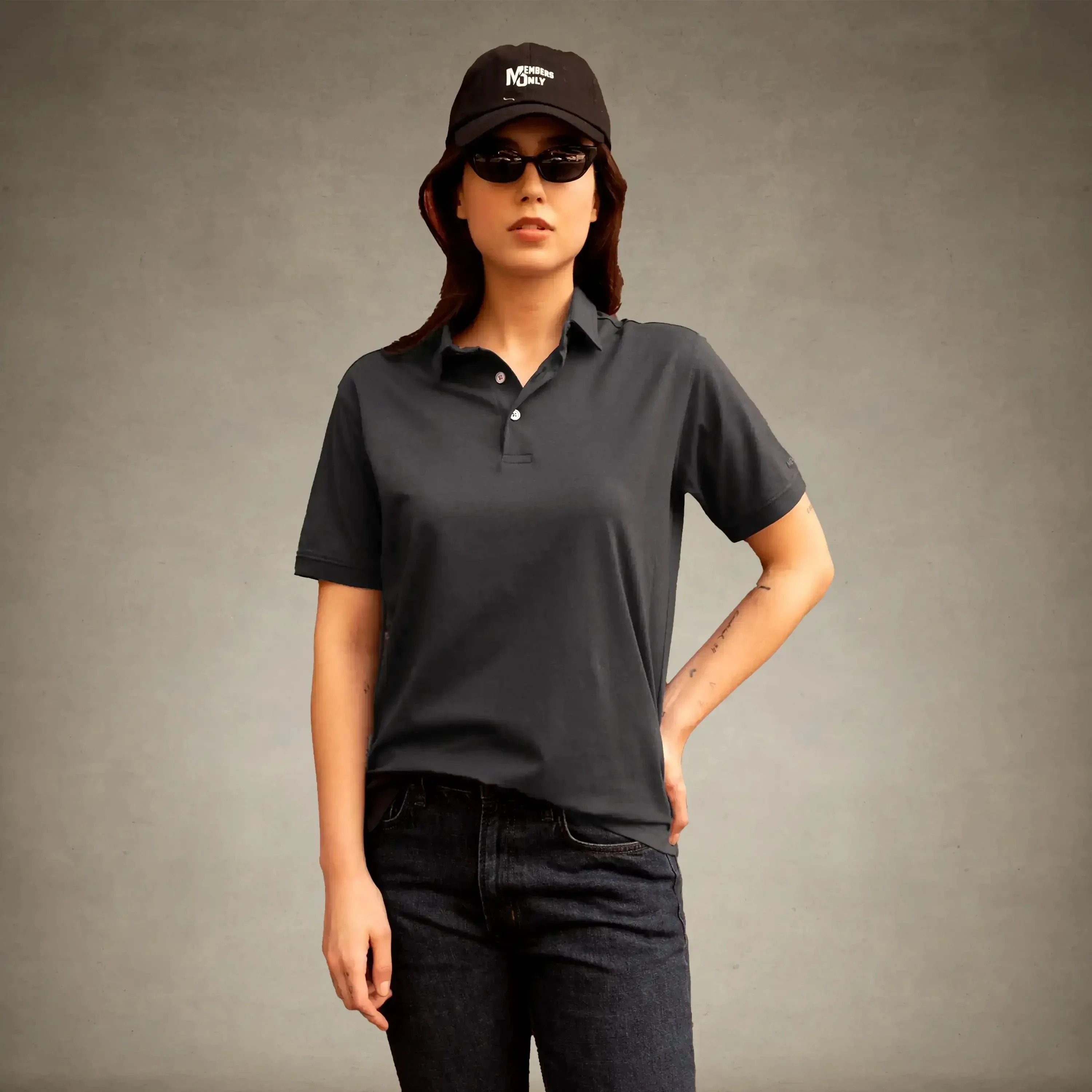 Women's Oversized Polo Shirt - Image 21