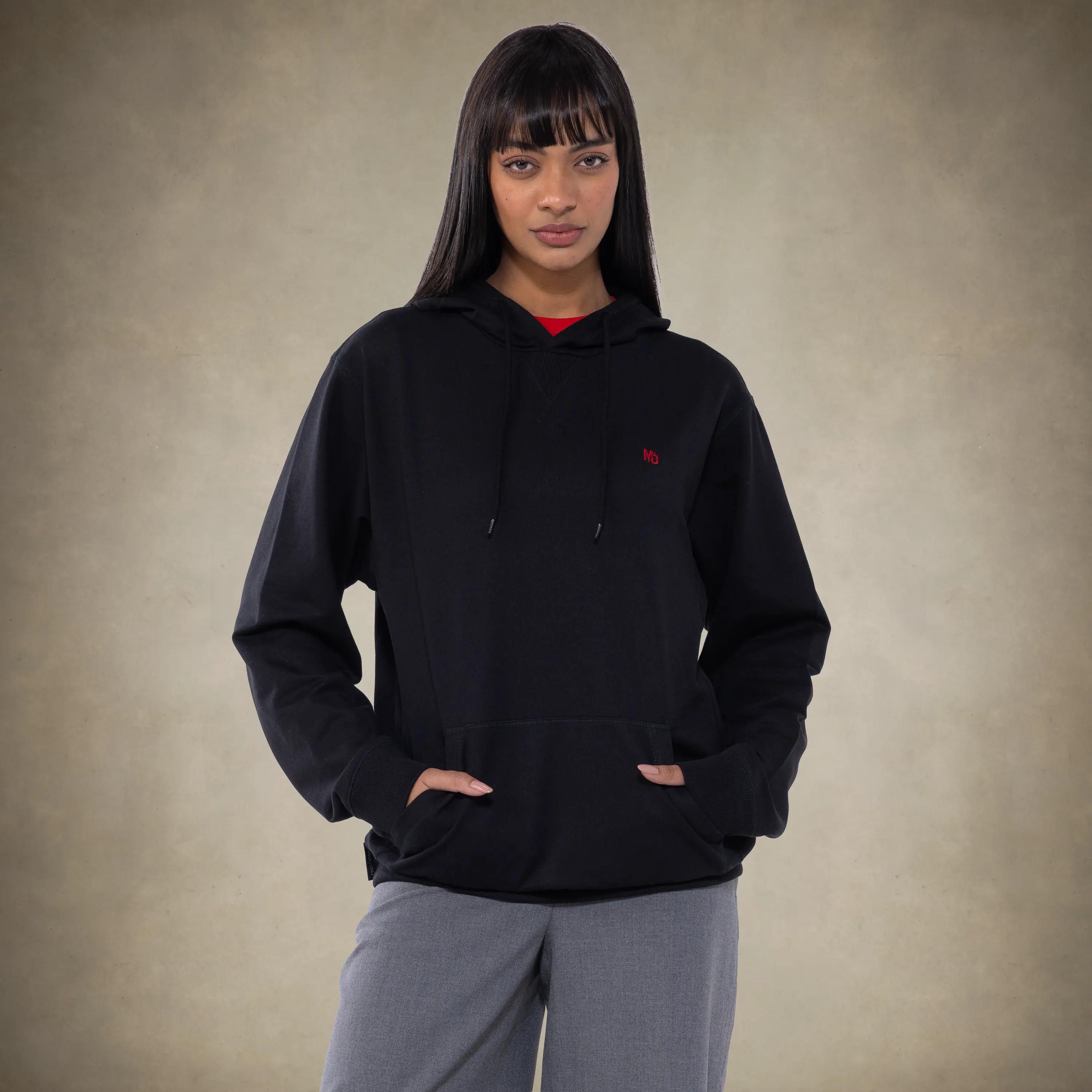 Women's Oversized Pullover Hooded Sweatshirt - Image 3