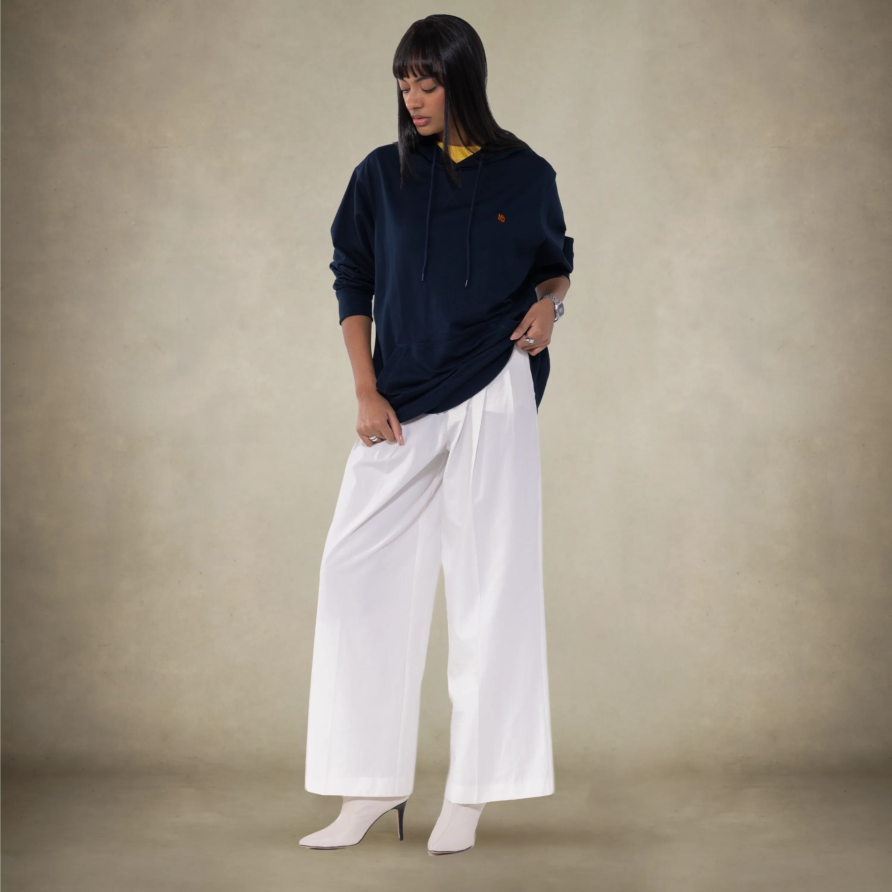 Women's Oversized Pullover Hooded Sweatshirt - Image 31