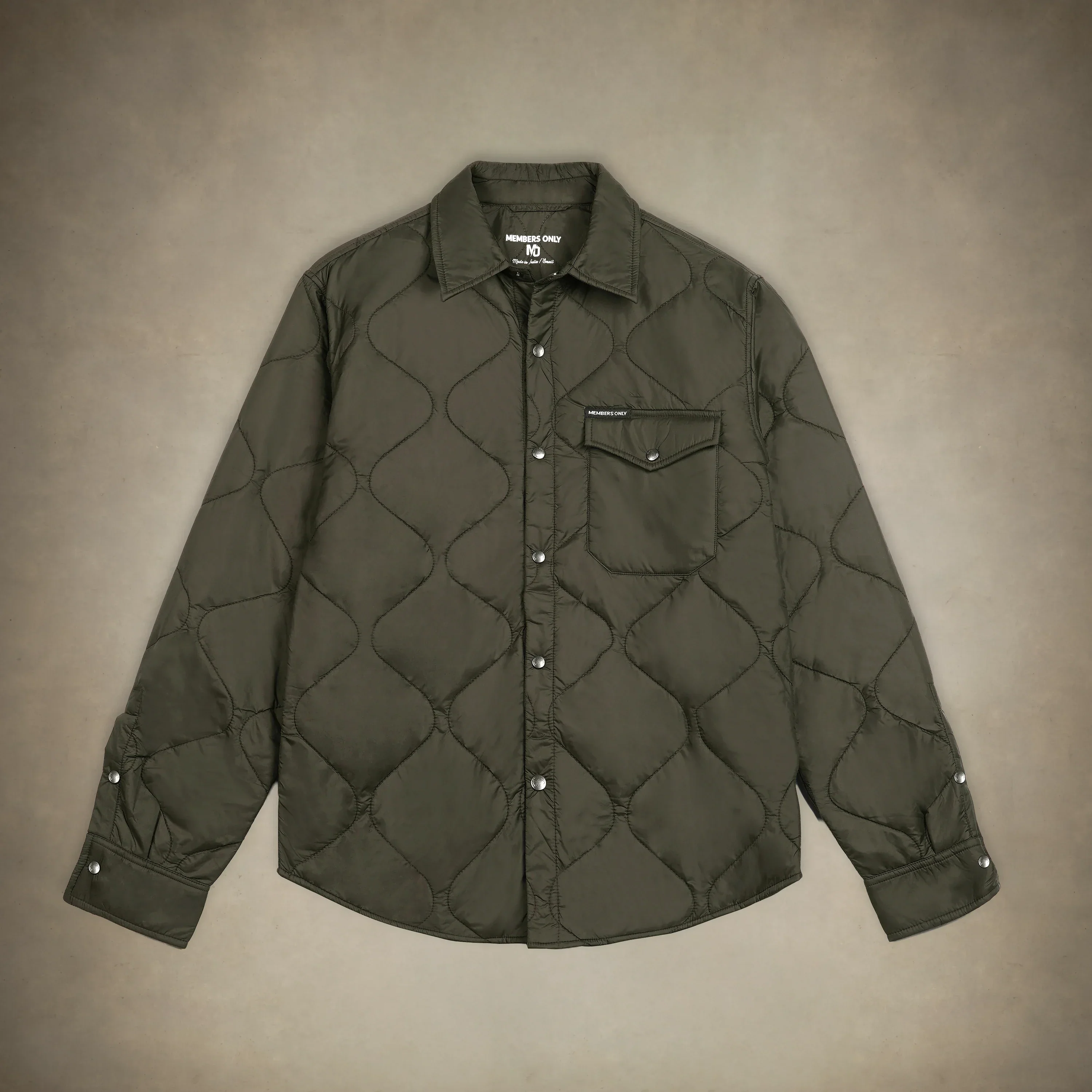 Women's Oversized Quilted Shirt Jacket - Image 2