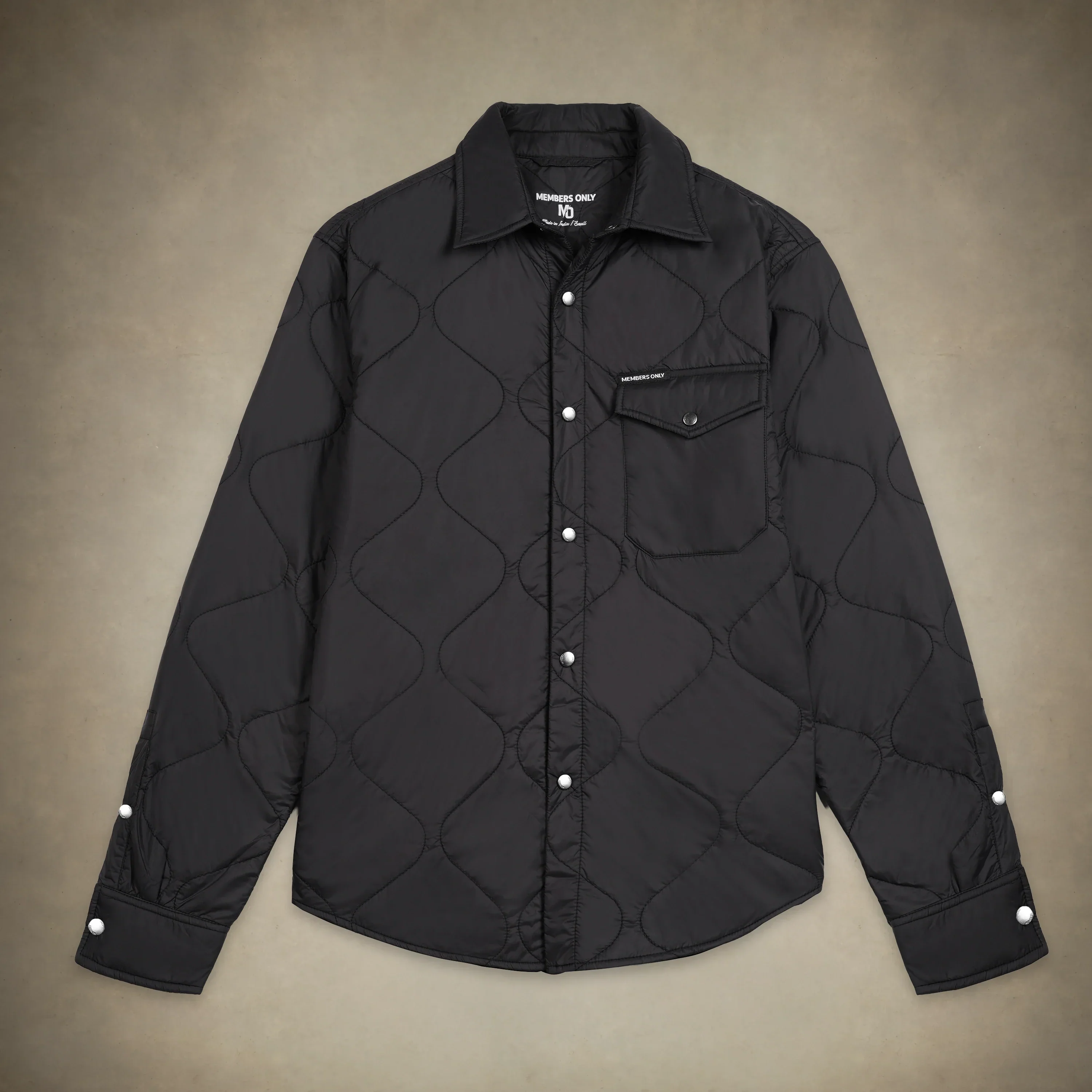 Women's Oversized Quilted Shirt Jacket - Image 4