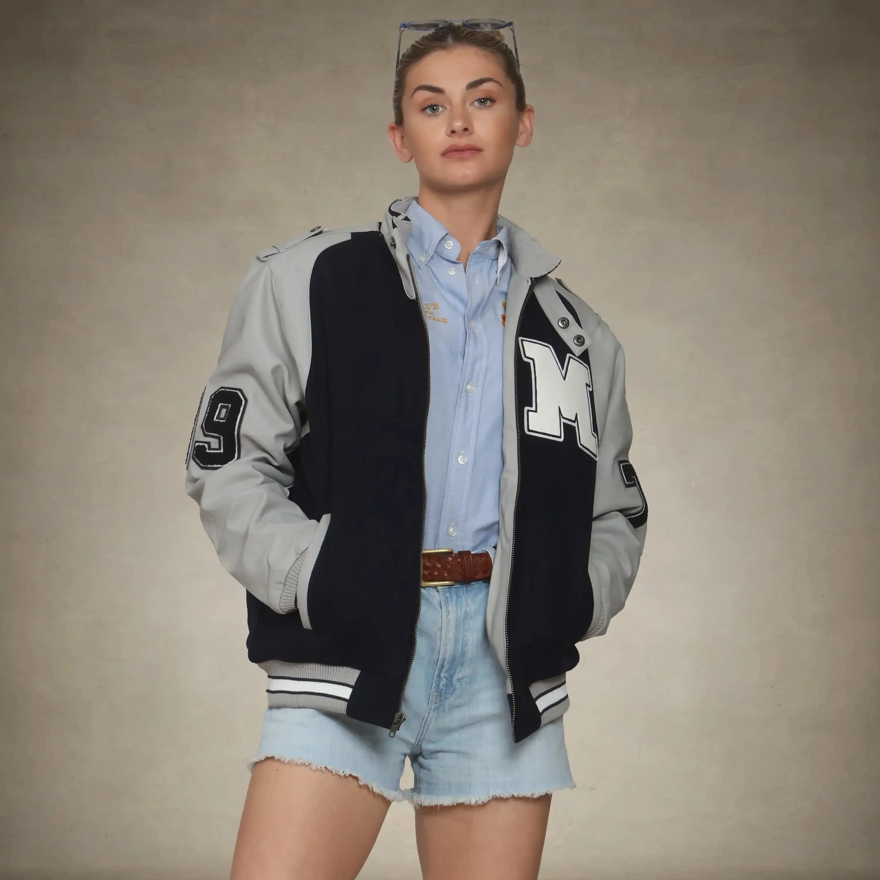 Women's Oversized Varsity Jacket - Image 4