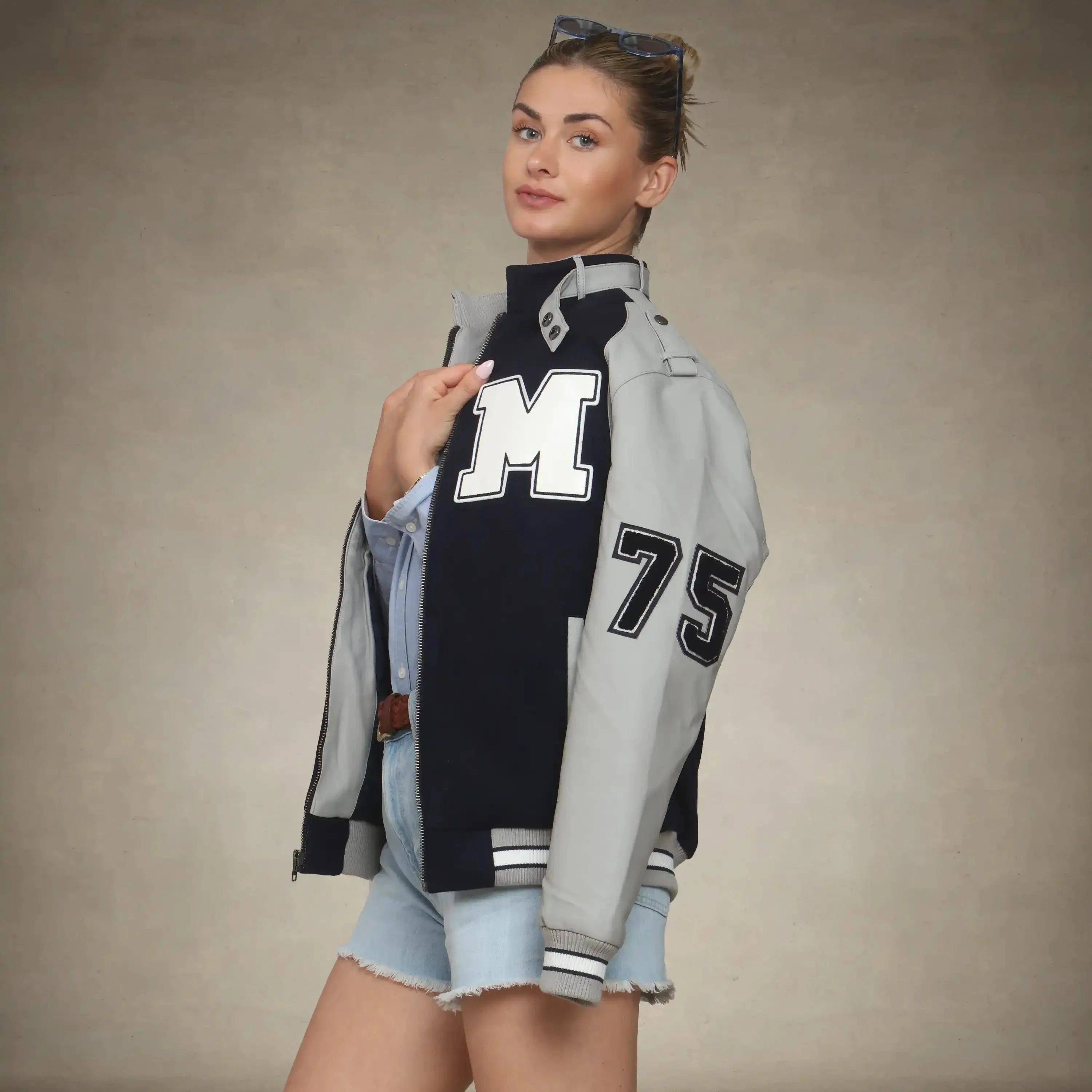 Women's Oversized Varsity Jacket - Image 5